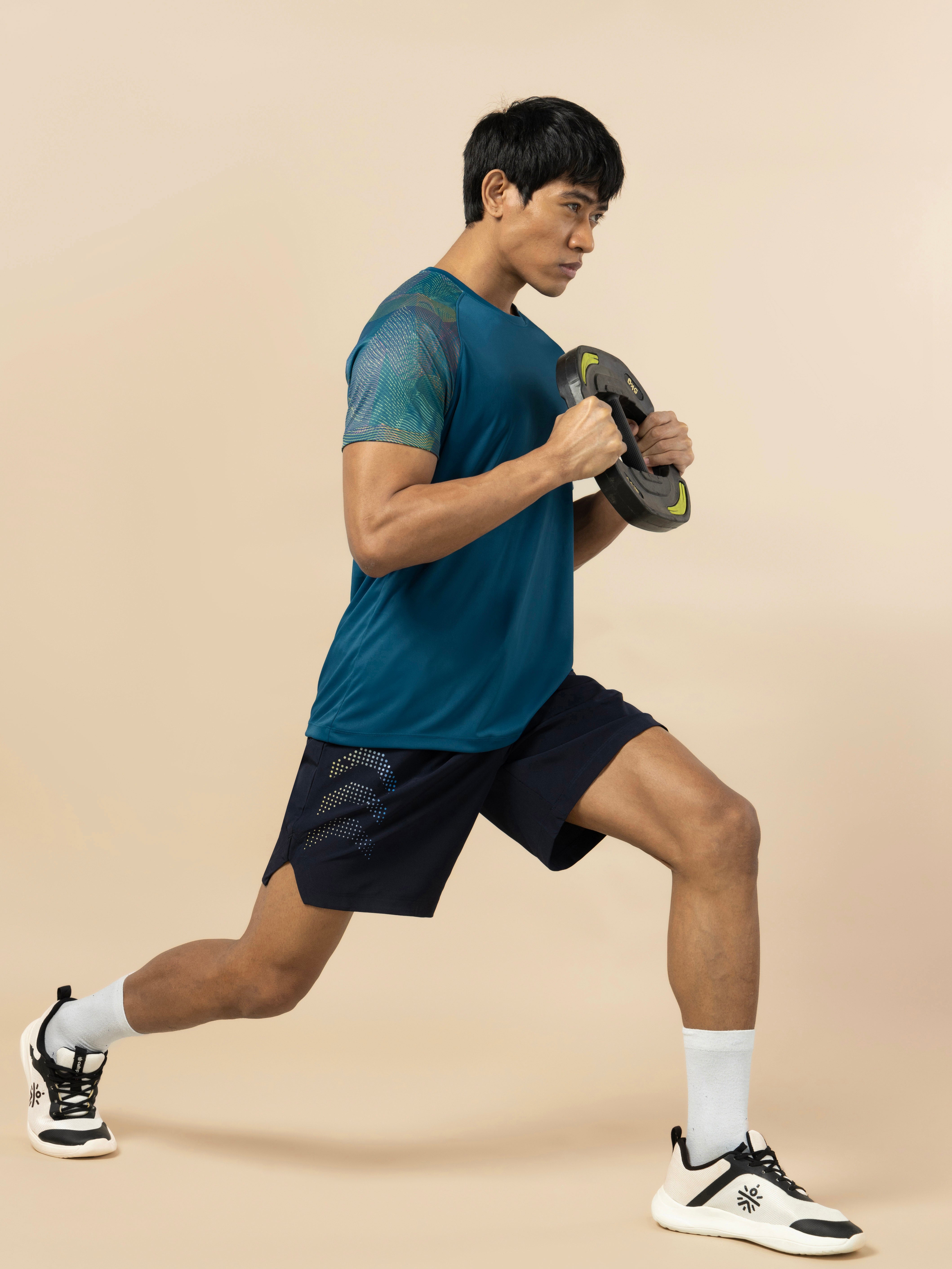 Men's Blue High Impact Training T-shirt