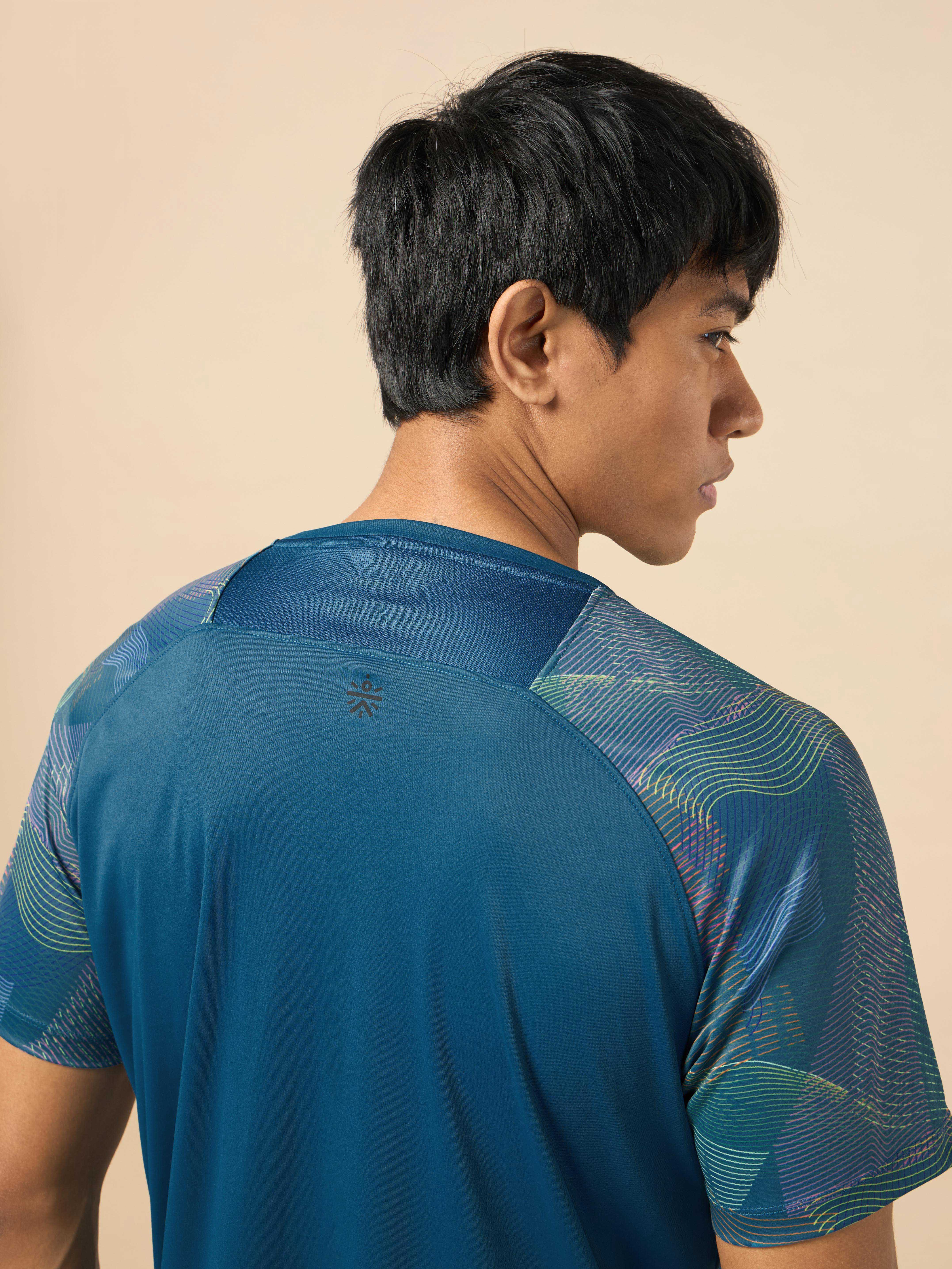 Men's Blue High Impact Training T-shirt