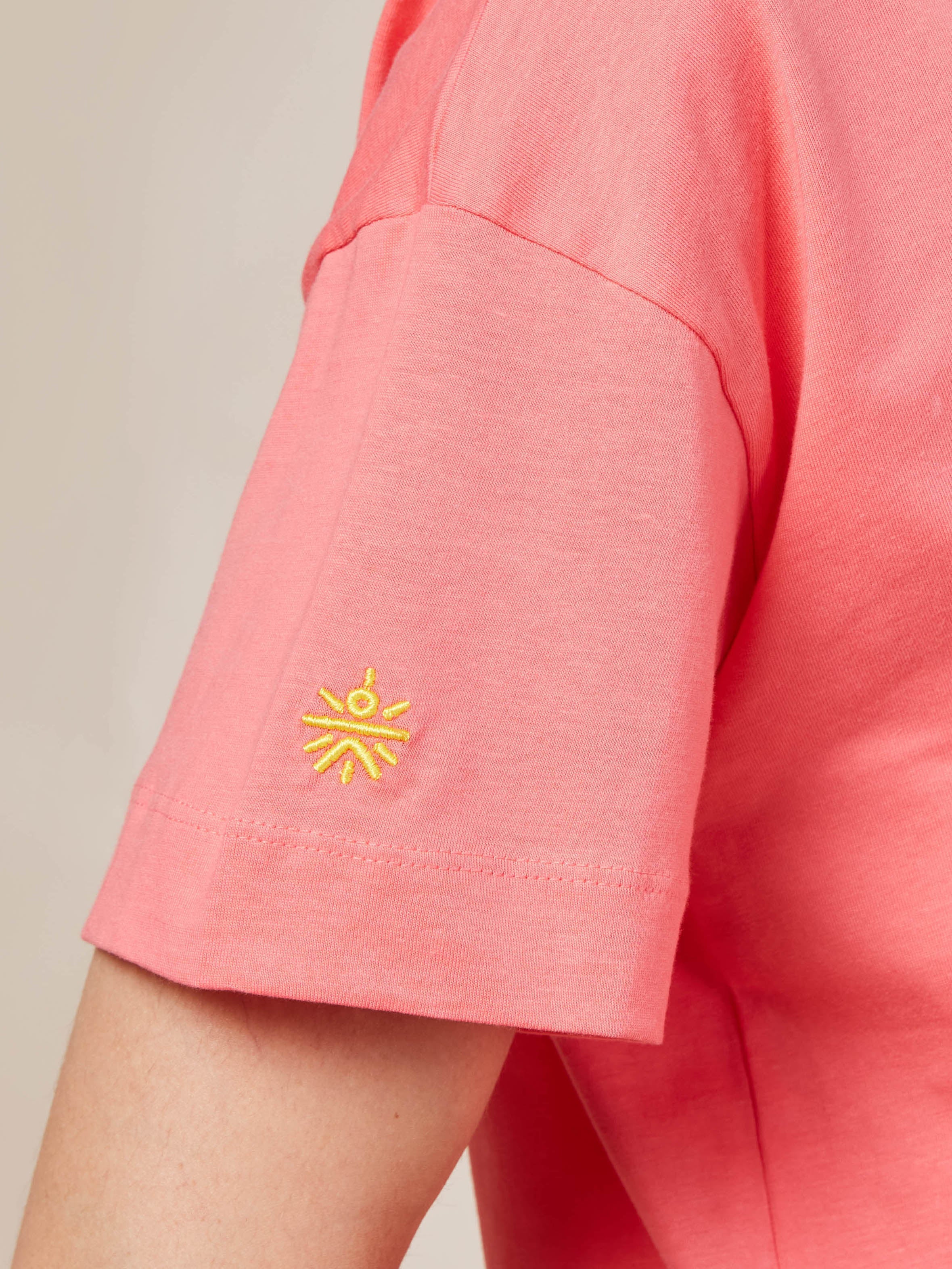 Women's Ath. Club Pink Printed T-shirt