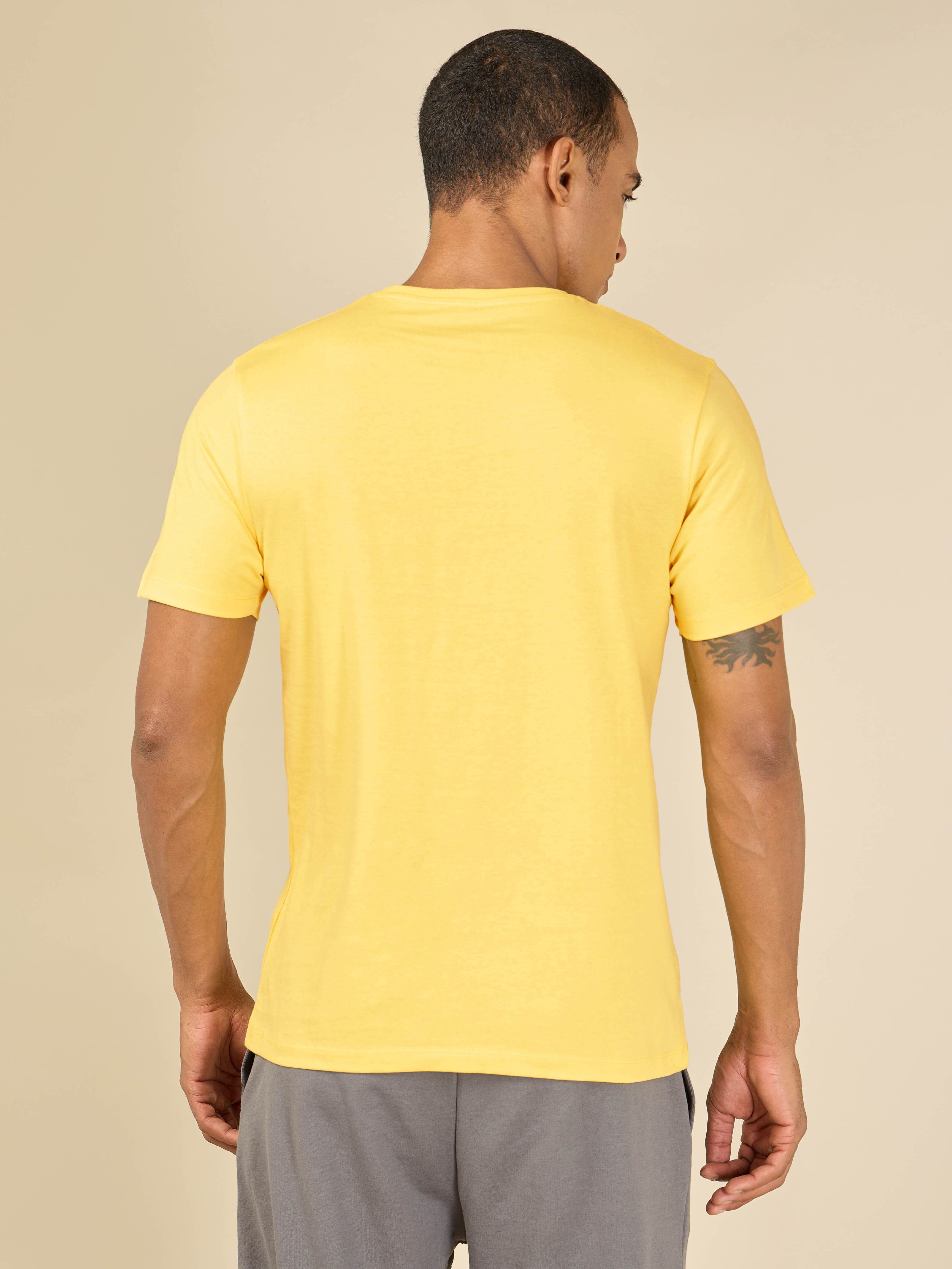 Yellow Cult Leisure T-shirt for Men
