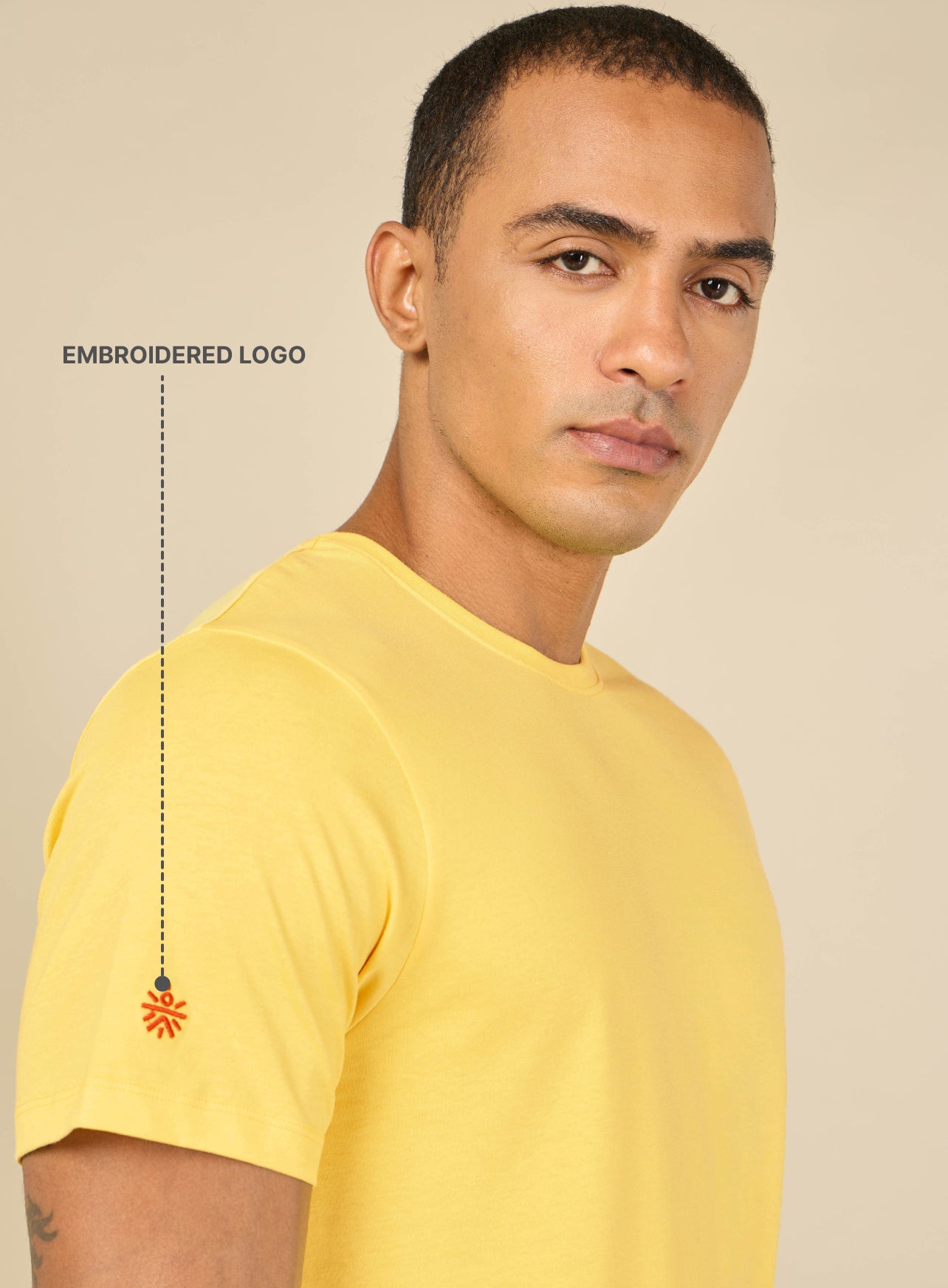 Yellow Cult Leisure T-shirt for Men