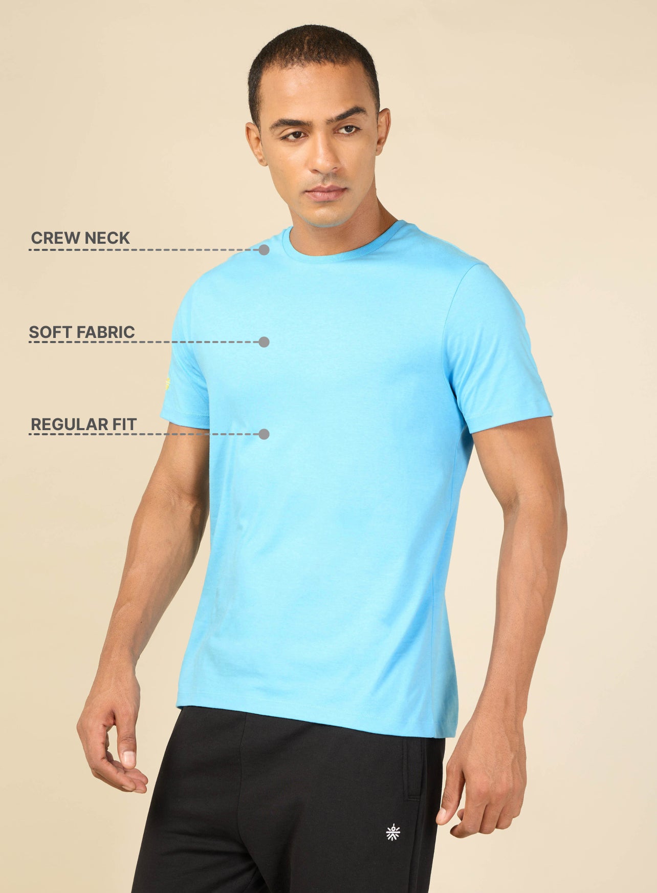 Blue Cult Leisure T-shirt for Men