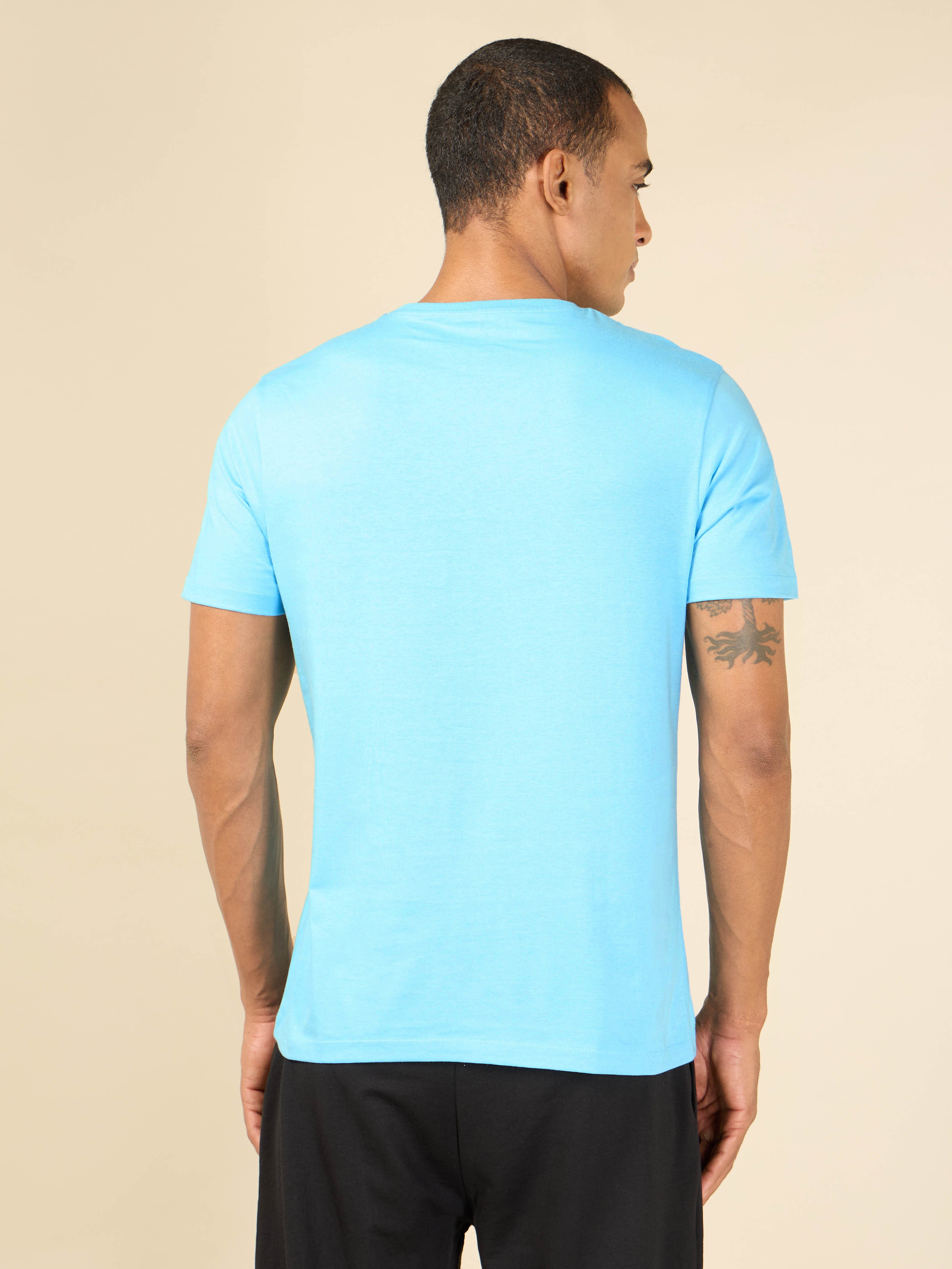 Blue Cult Leisure T-shirt for Men