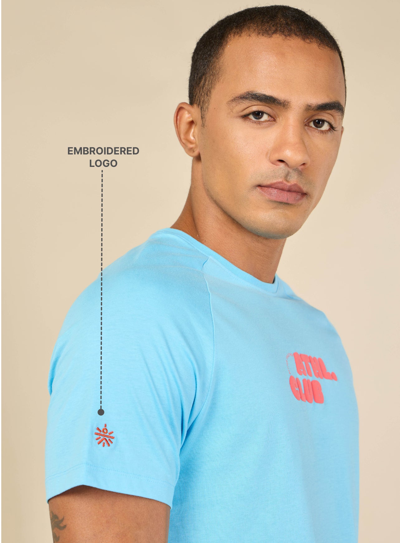 Men Ath. Club Blue T-shirt