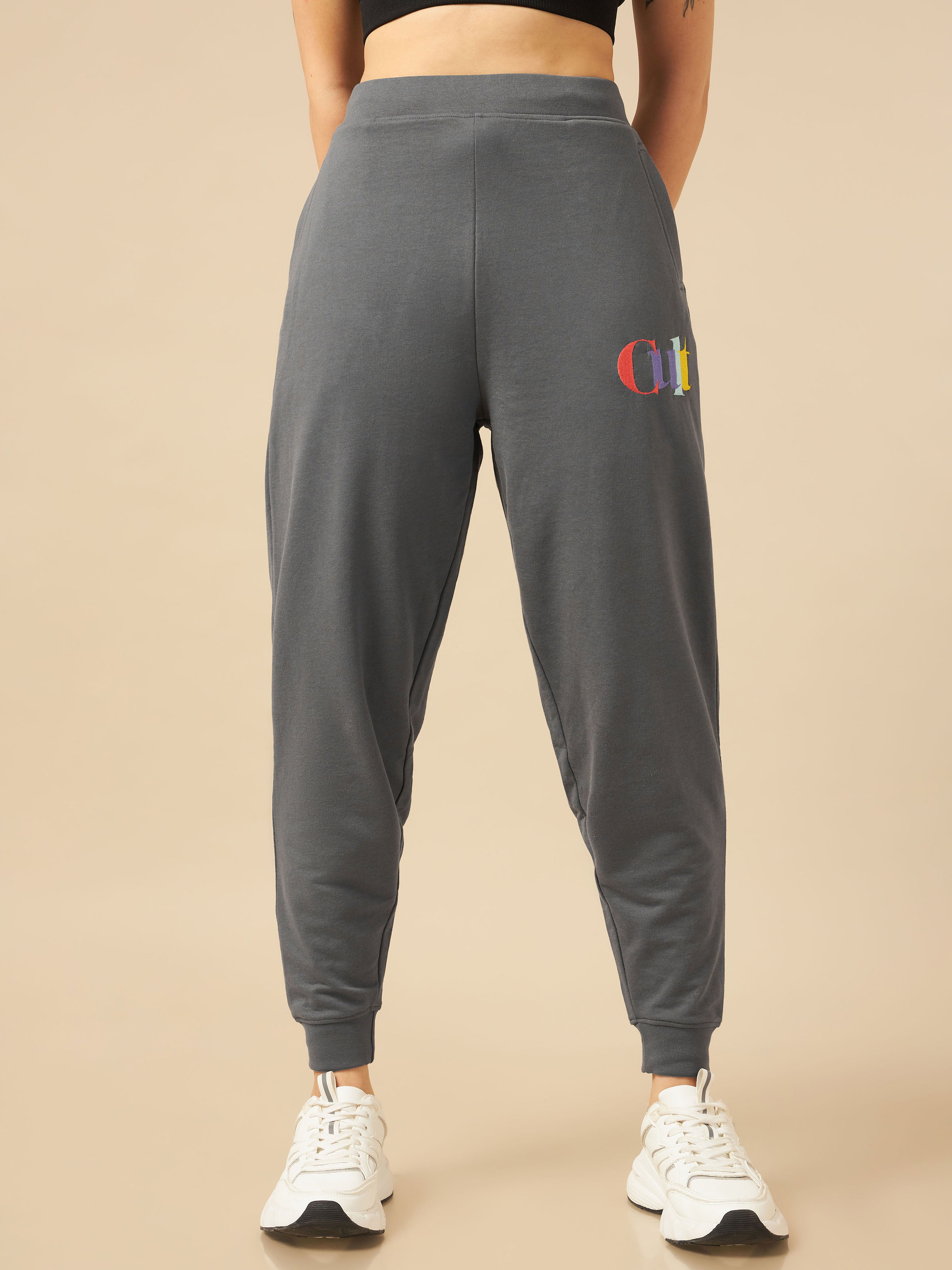 Women Grey Cult Club Joggers