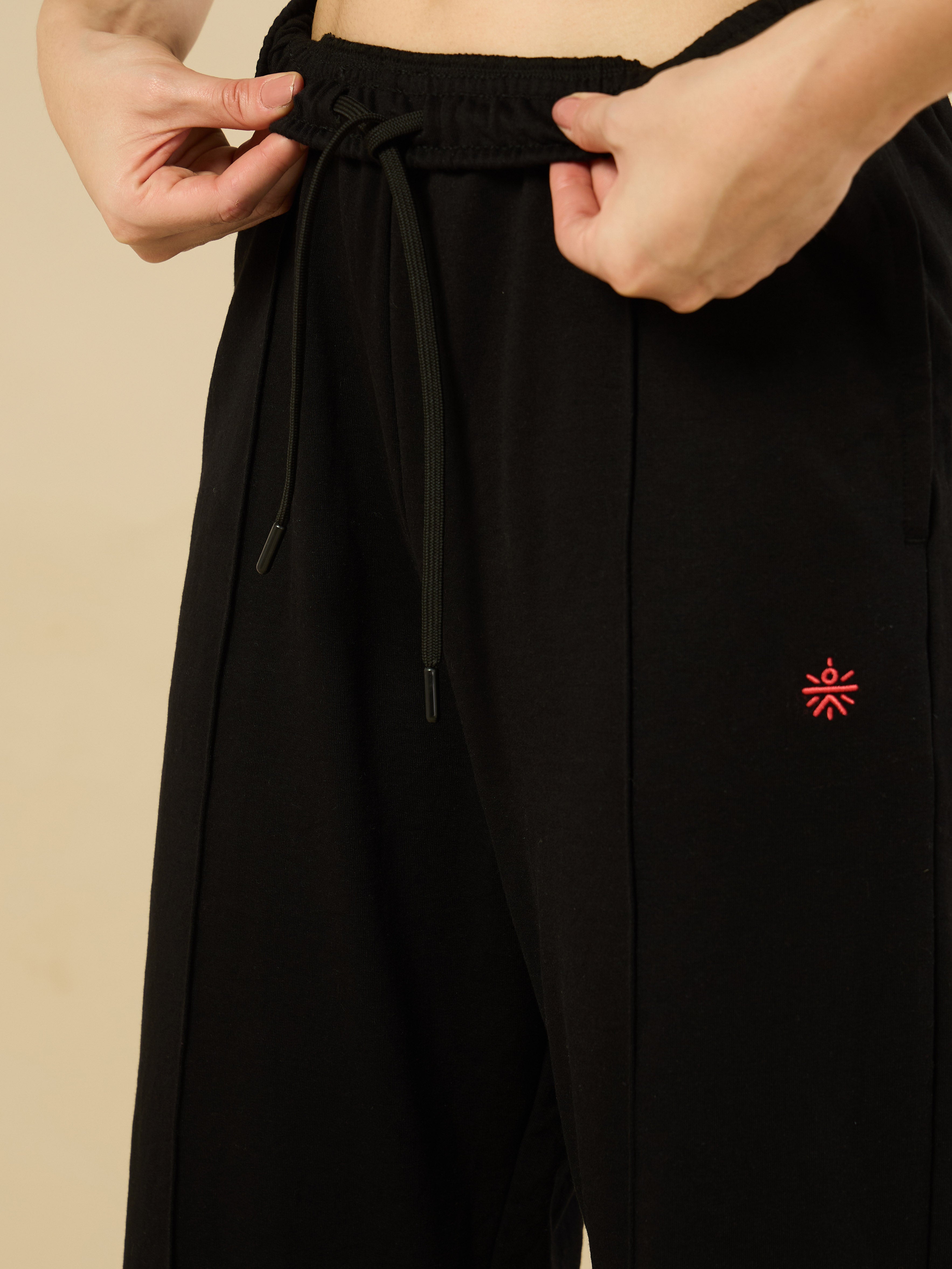 Black Cult Community Straight Trackpant