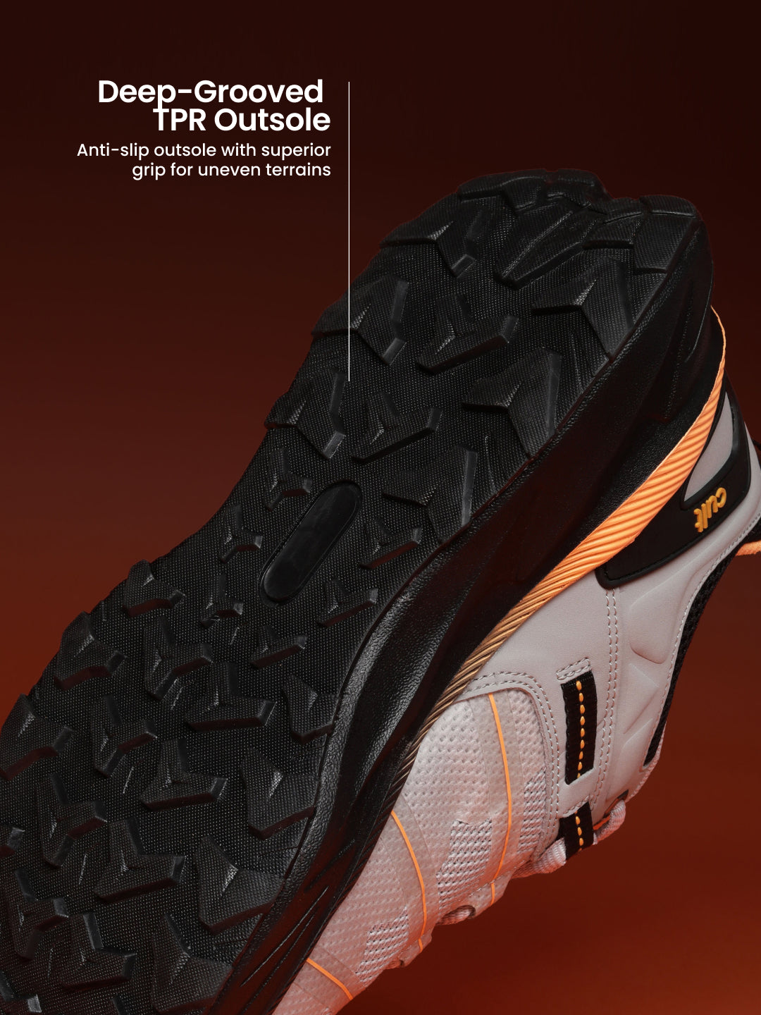 cult Men's TurboTrail Outdoor Shoes - L.Grey/Black