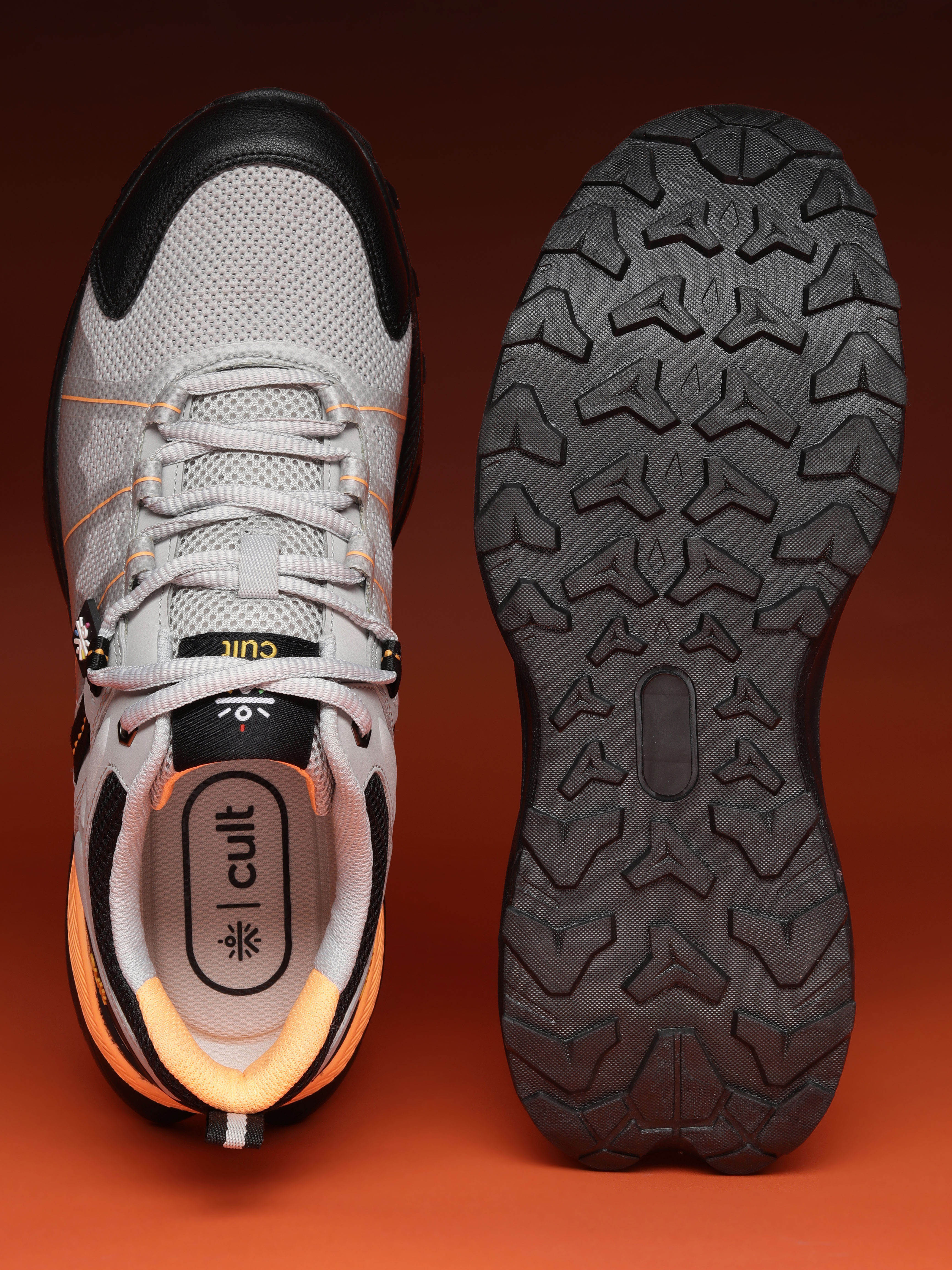 cult Men's TurboTrail Outdoor Shoes - L.Grey/Black