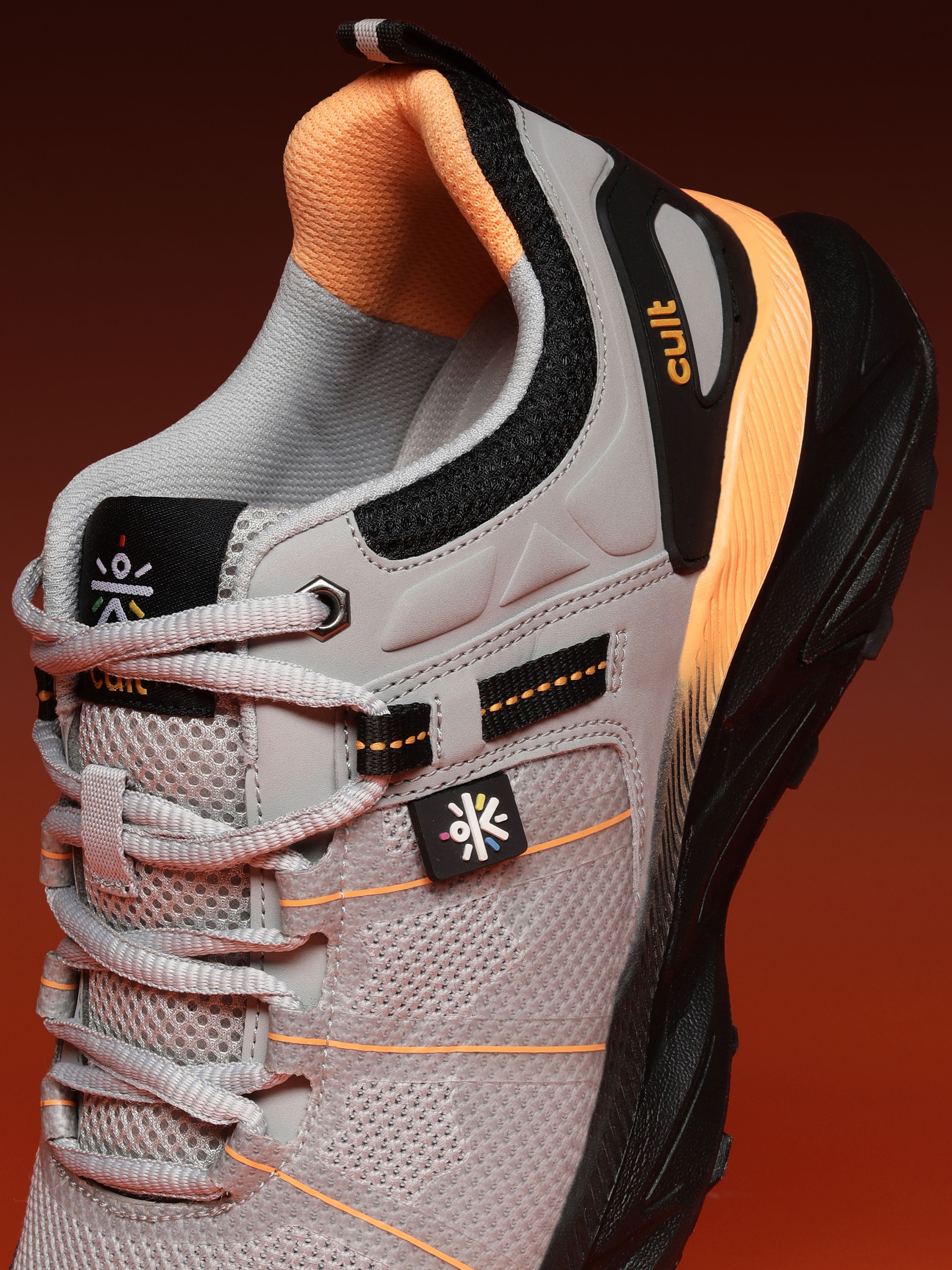 cult Men's TurboTrail Outdoor Shoes - L.Grey/Black