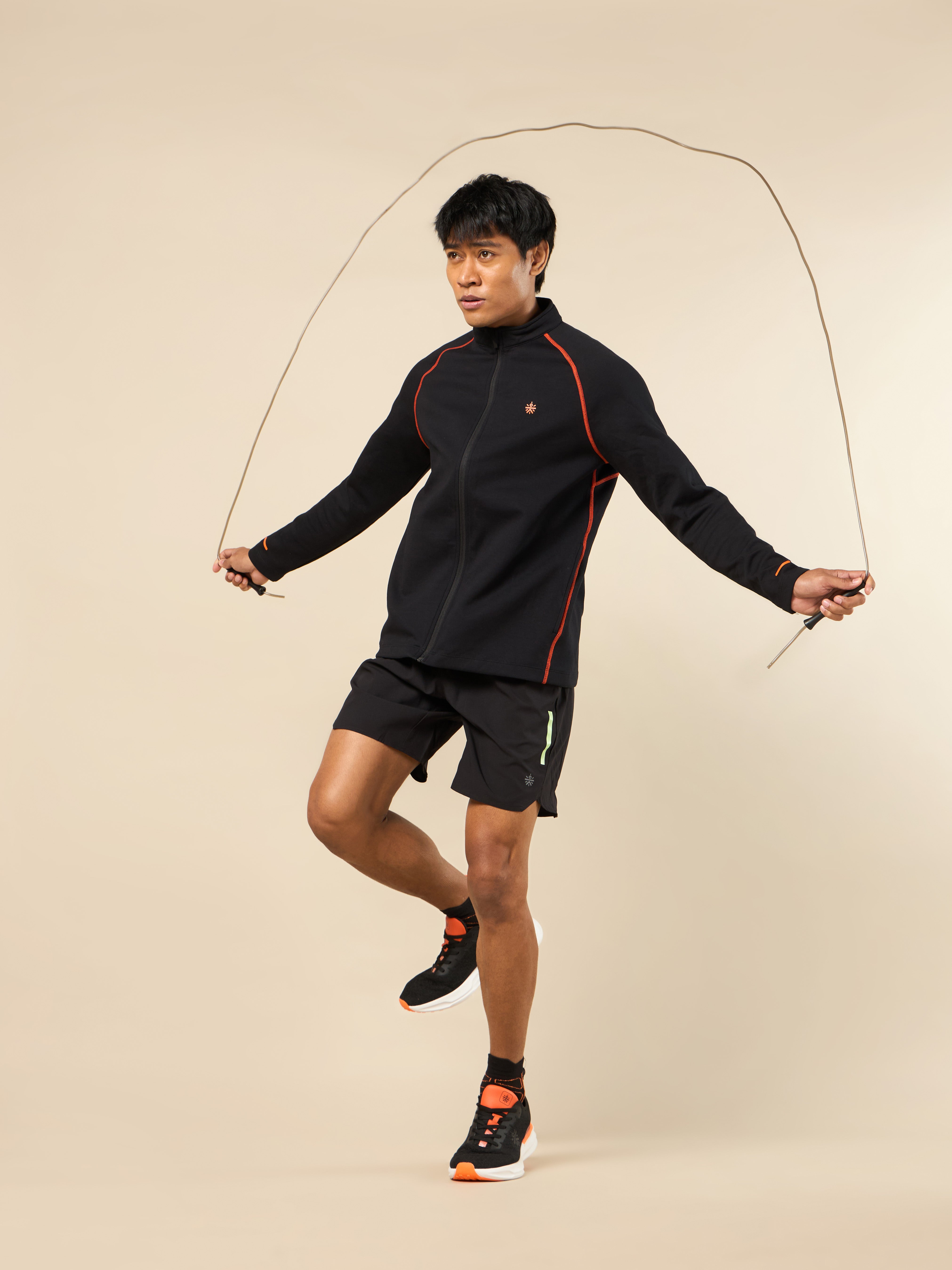 Black Power Up Training Jacket