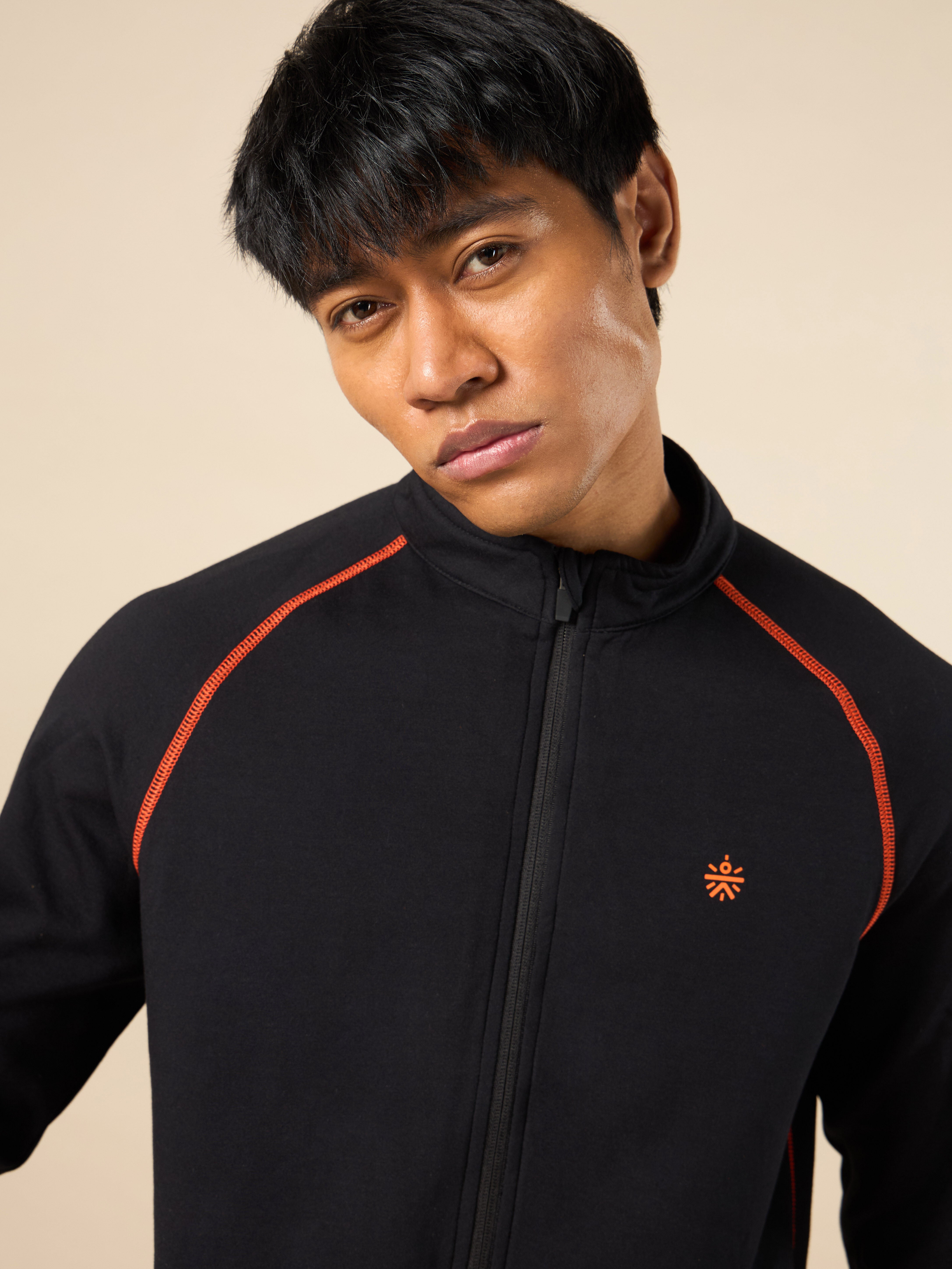 Black Power Up Training Jacket