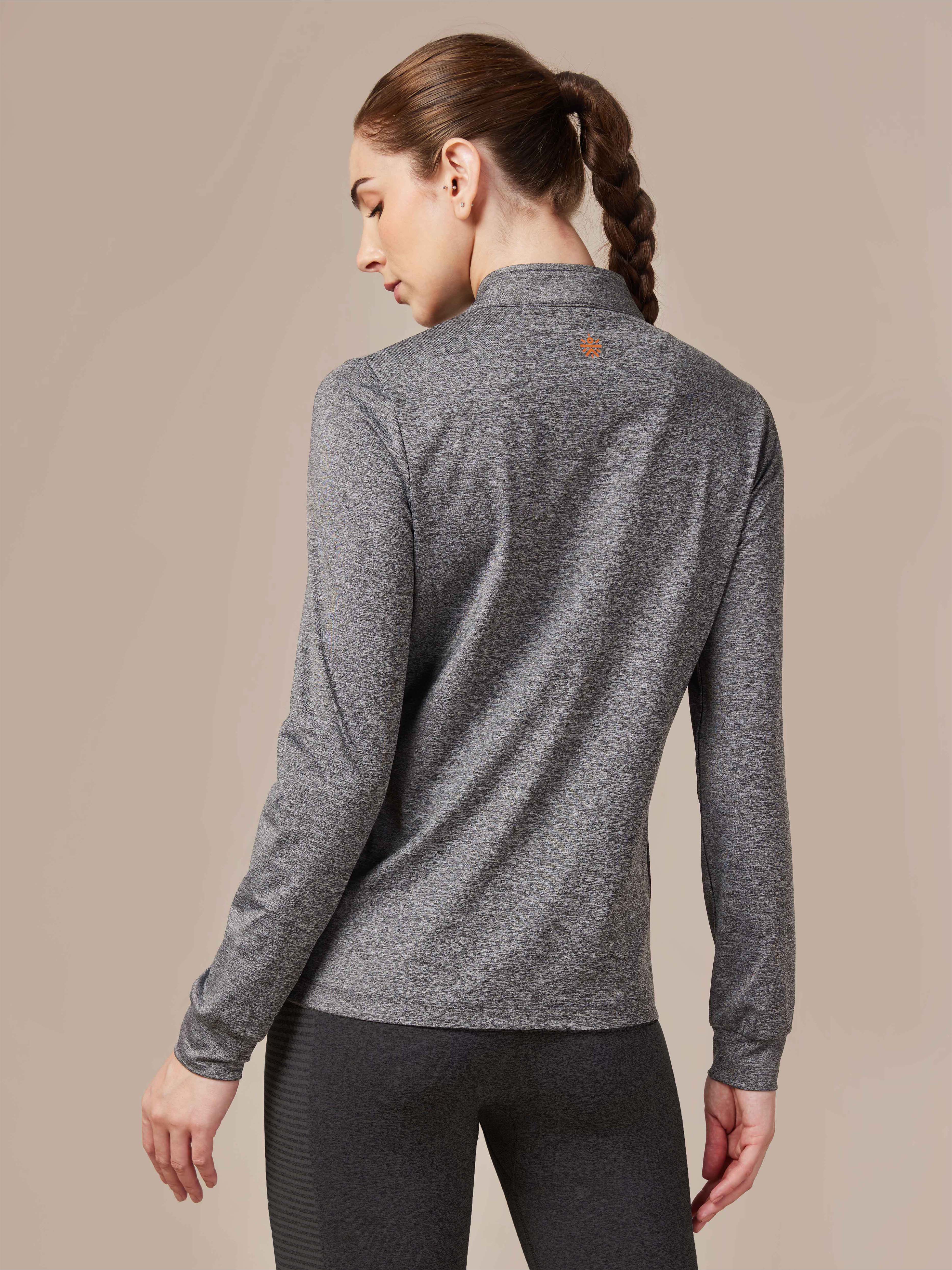 Women's Anthra Melange Training Essential Jacket