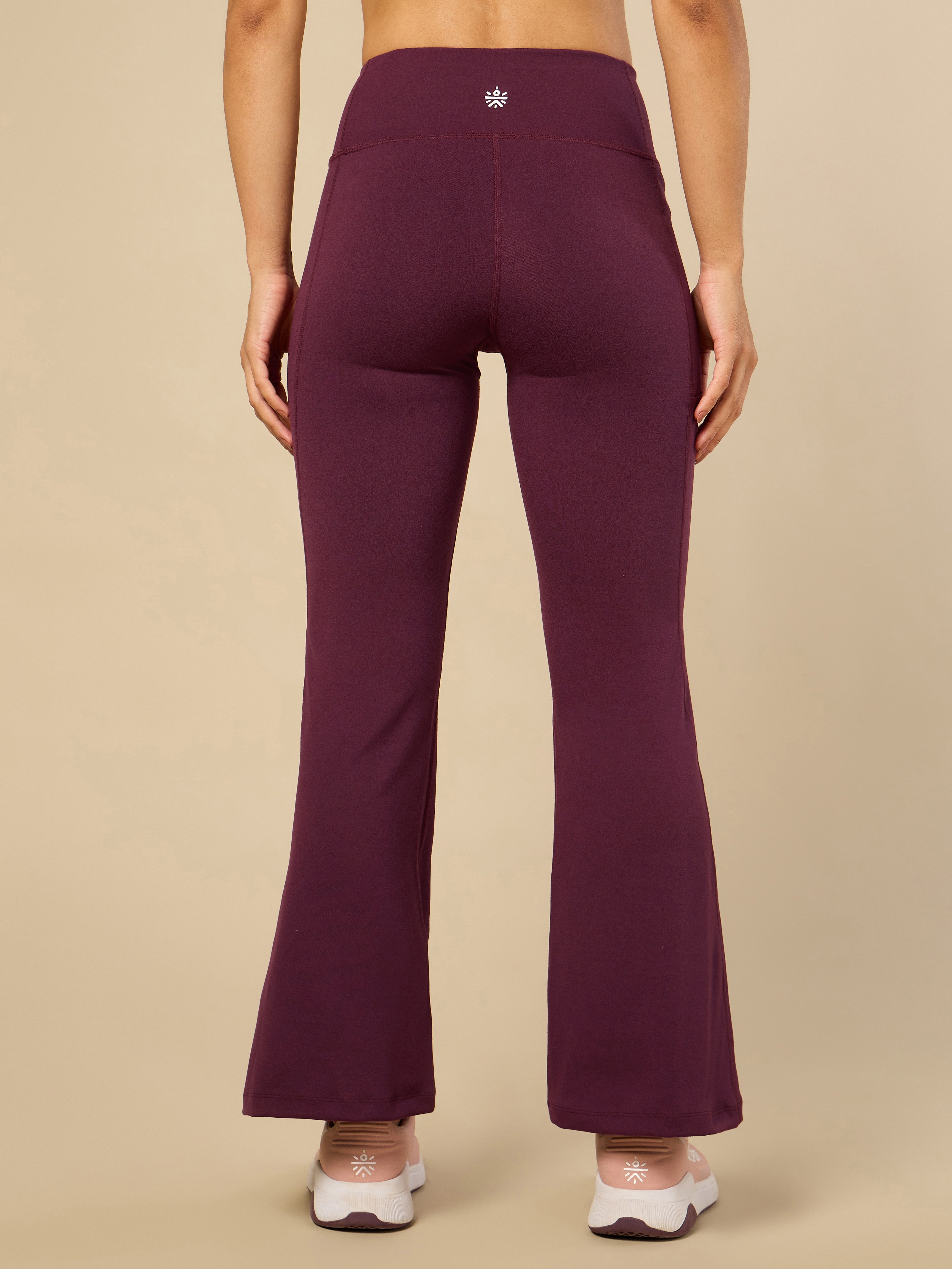 Women's COMFlex Wine Performance Flare Pants