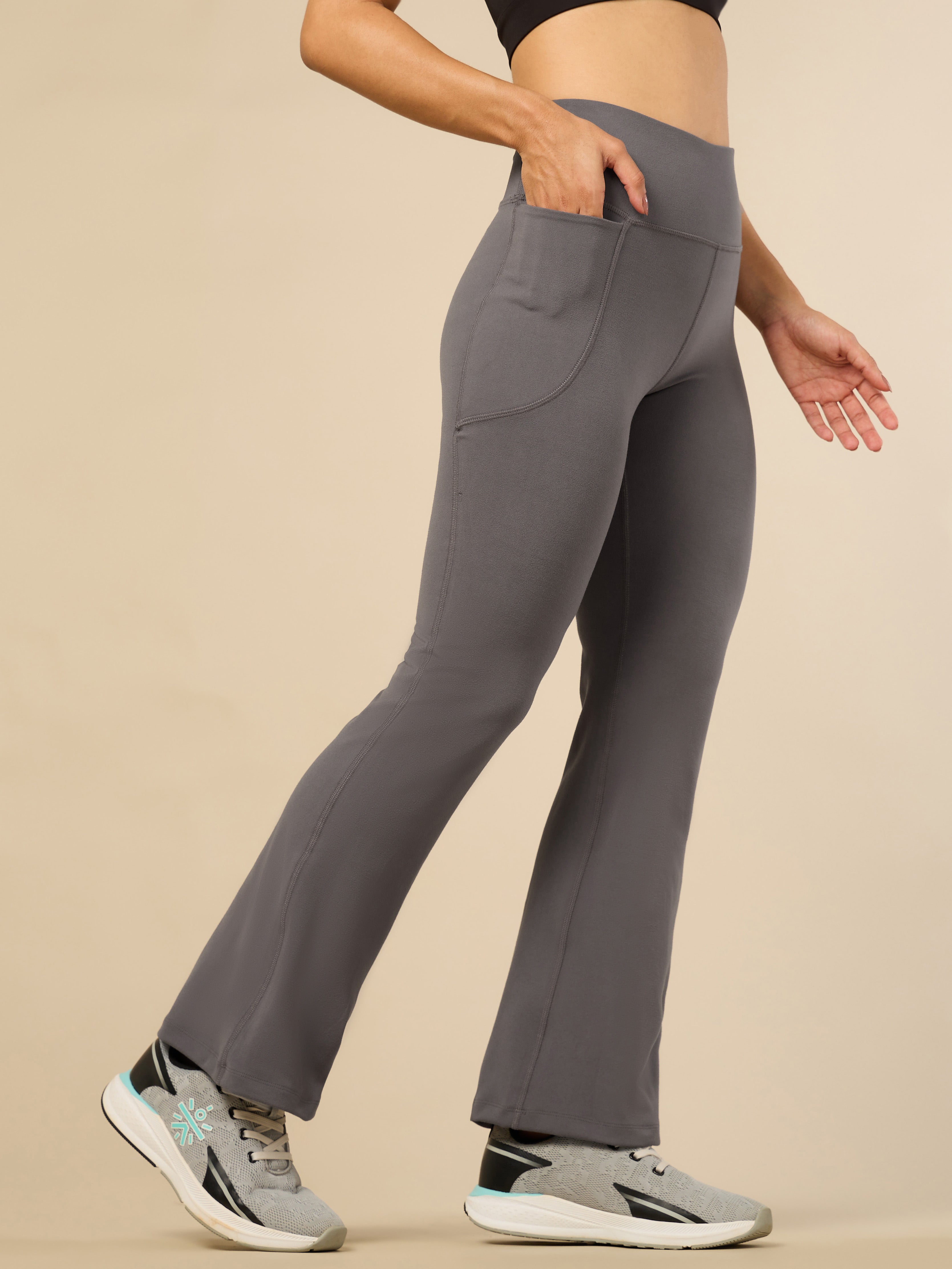 Women's COMFlex Grey Performance Flare Pants