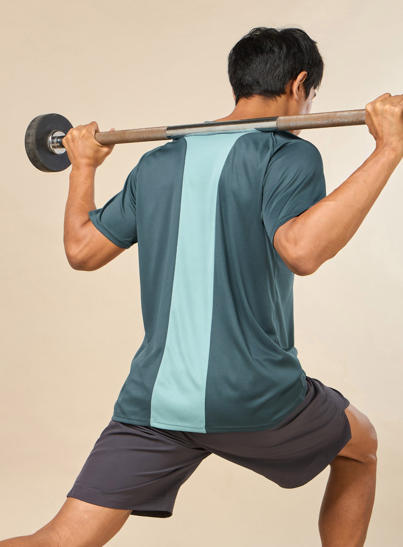 Men's Strength Teal Performance T-shirt