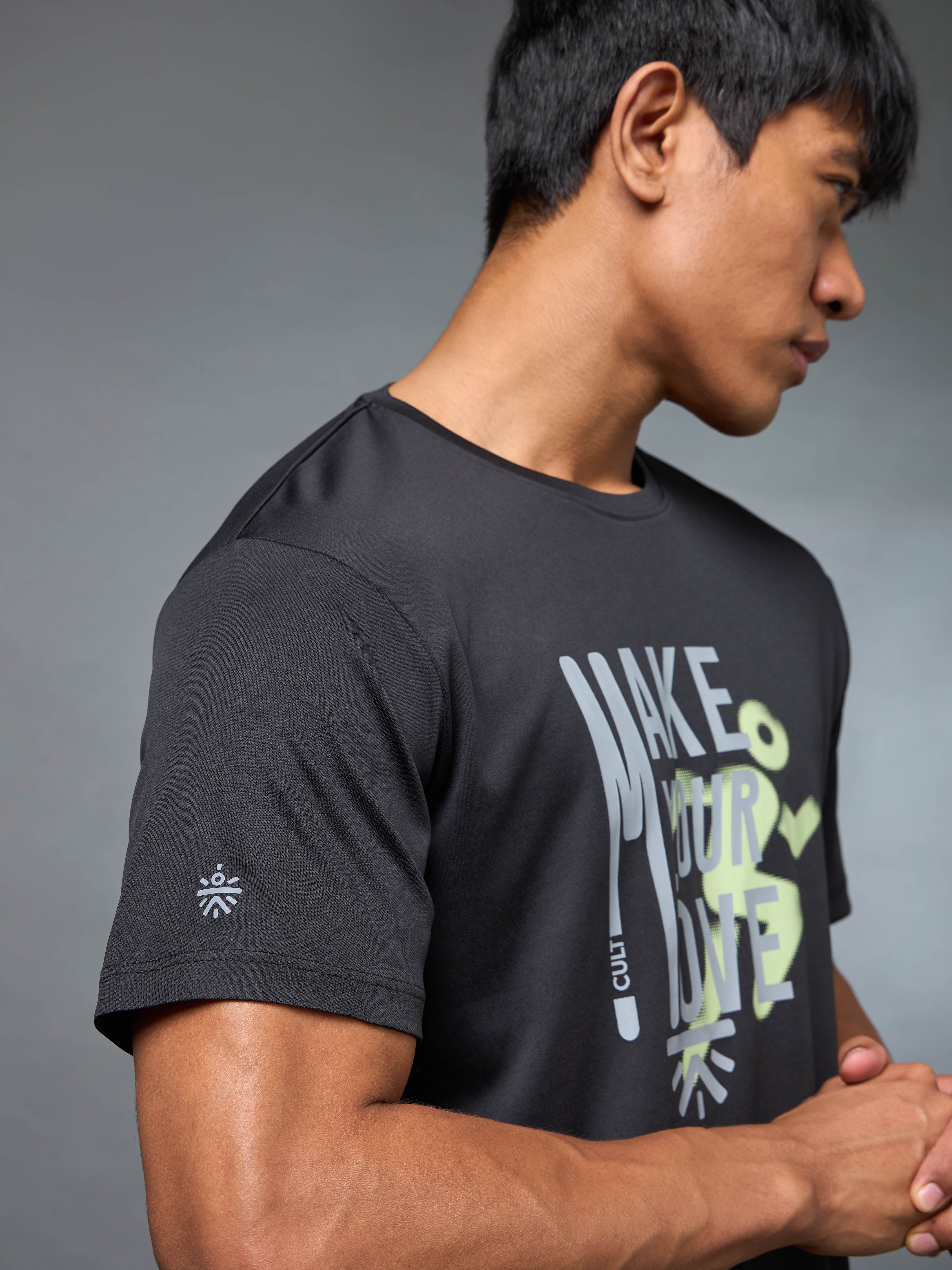 Men's Make Your Move Black Performance T-shirt