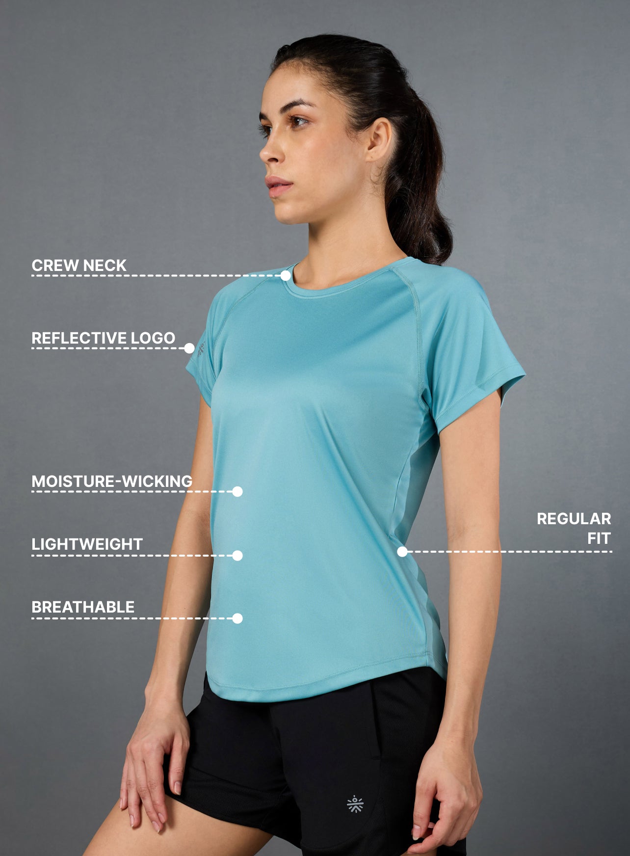 Women's Cult Energy Blue Performance T-shirt