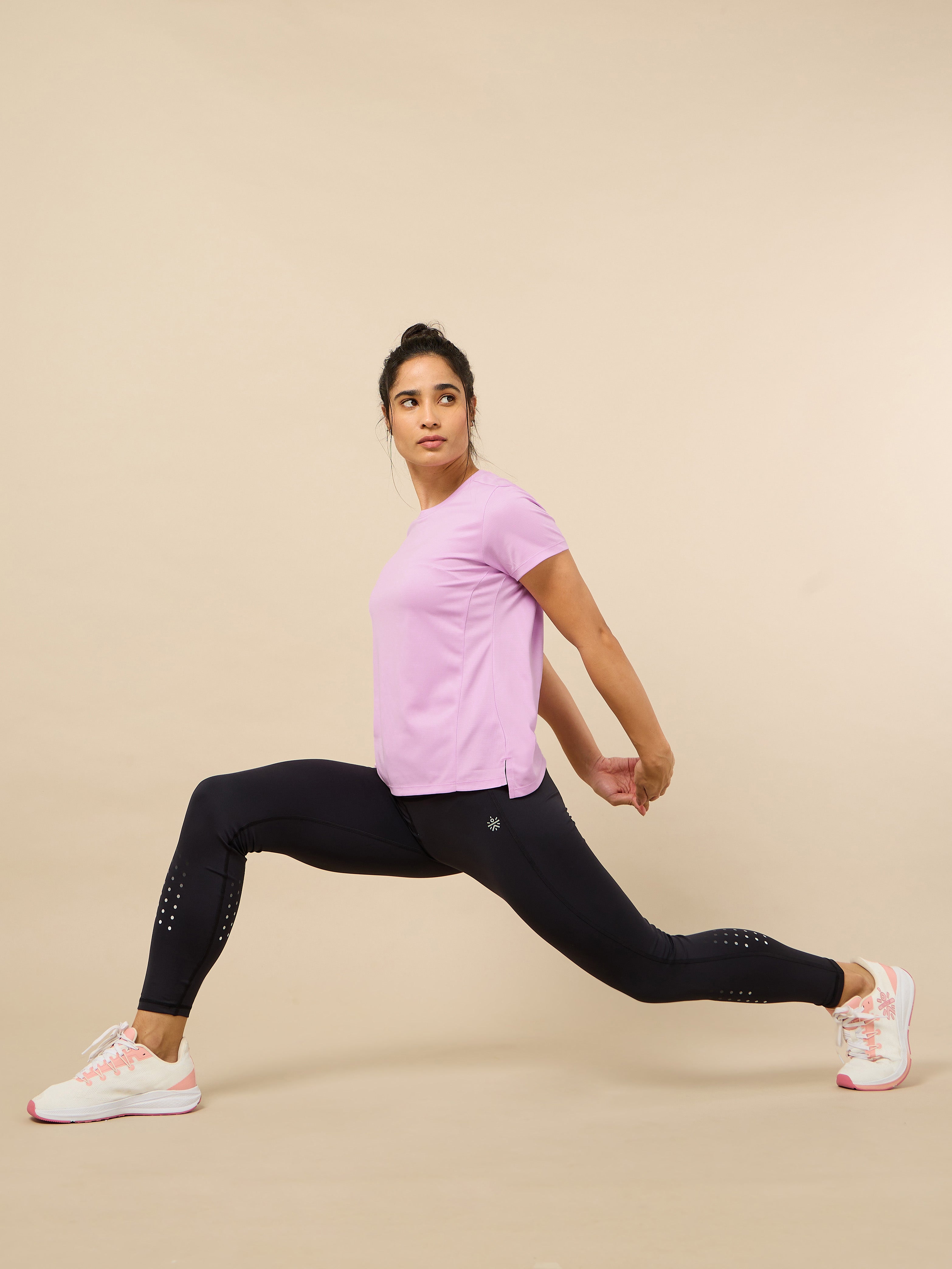 Women's Stay Fit Pink Performance T-shirt