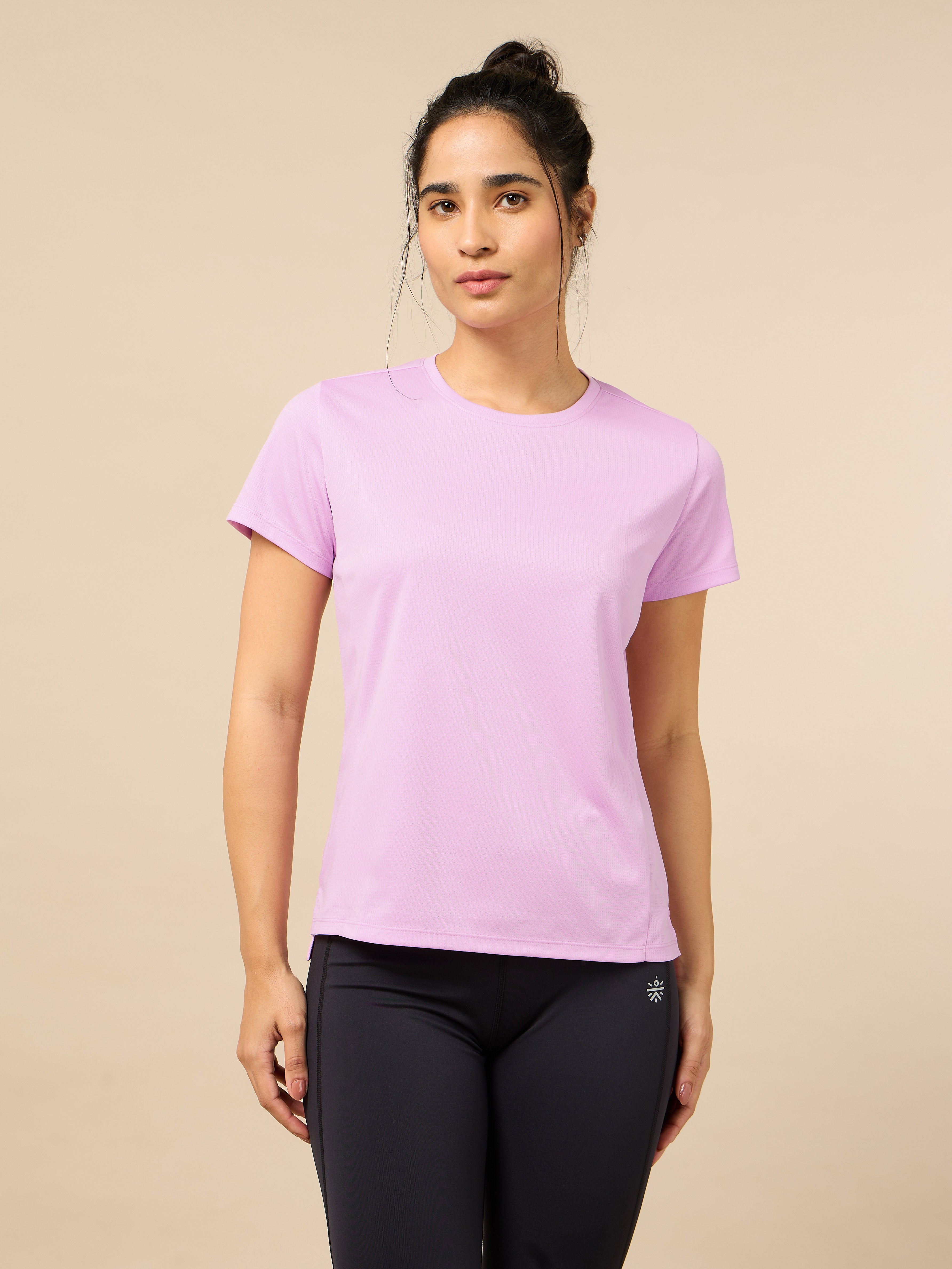 Women's Stay Fit Pink Performance T-shirt