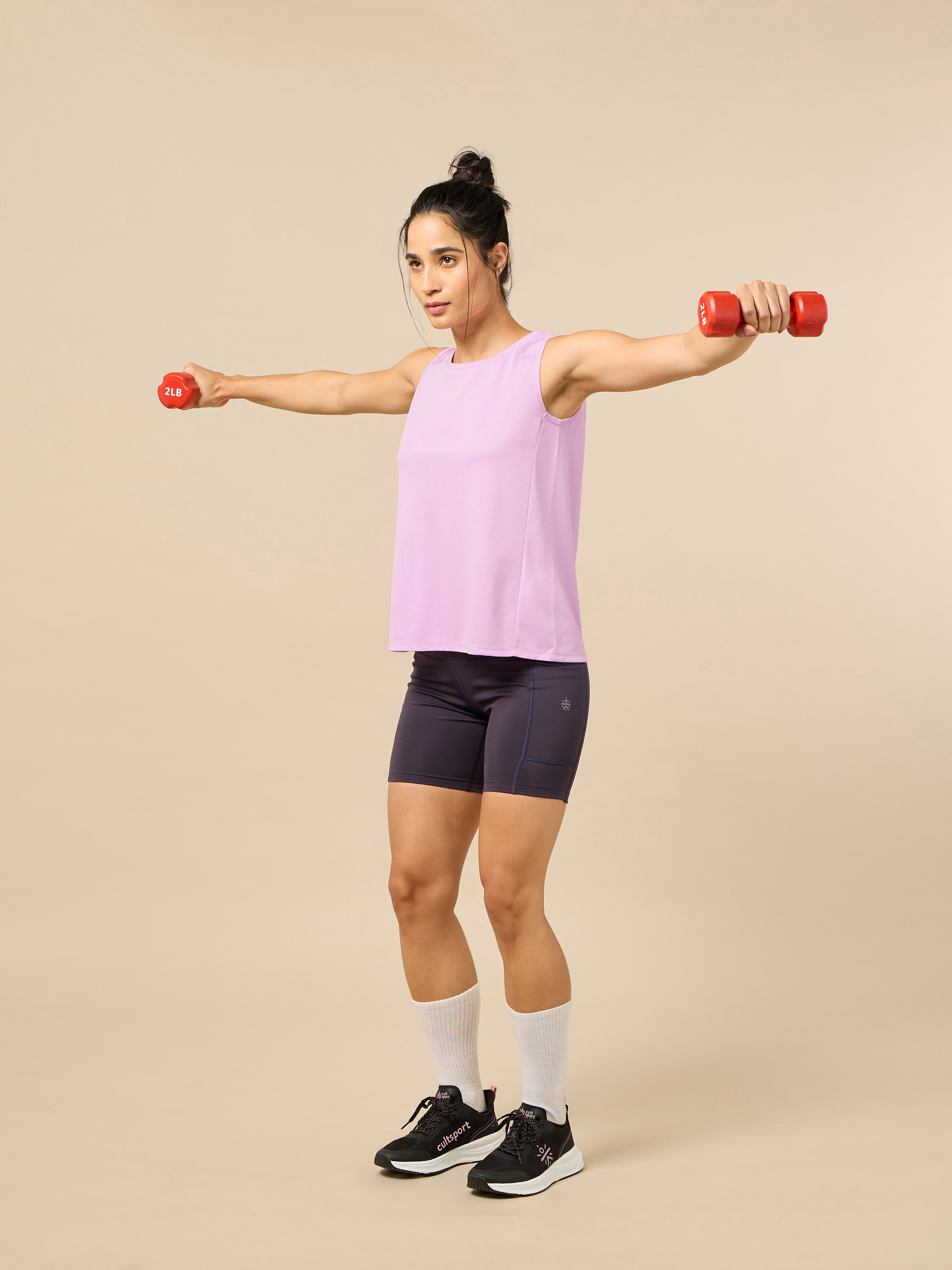 Women's Stay Fit Pink Performance Tank