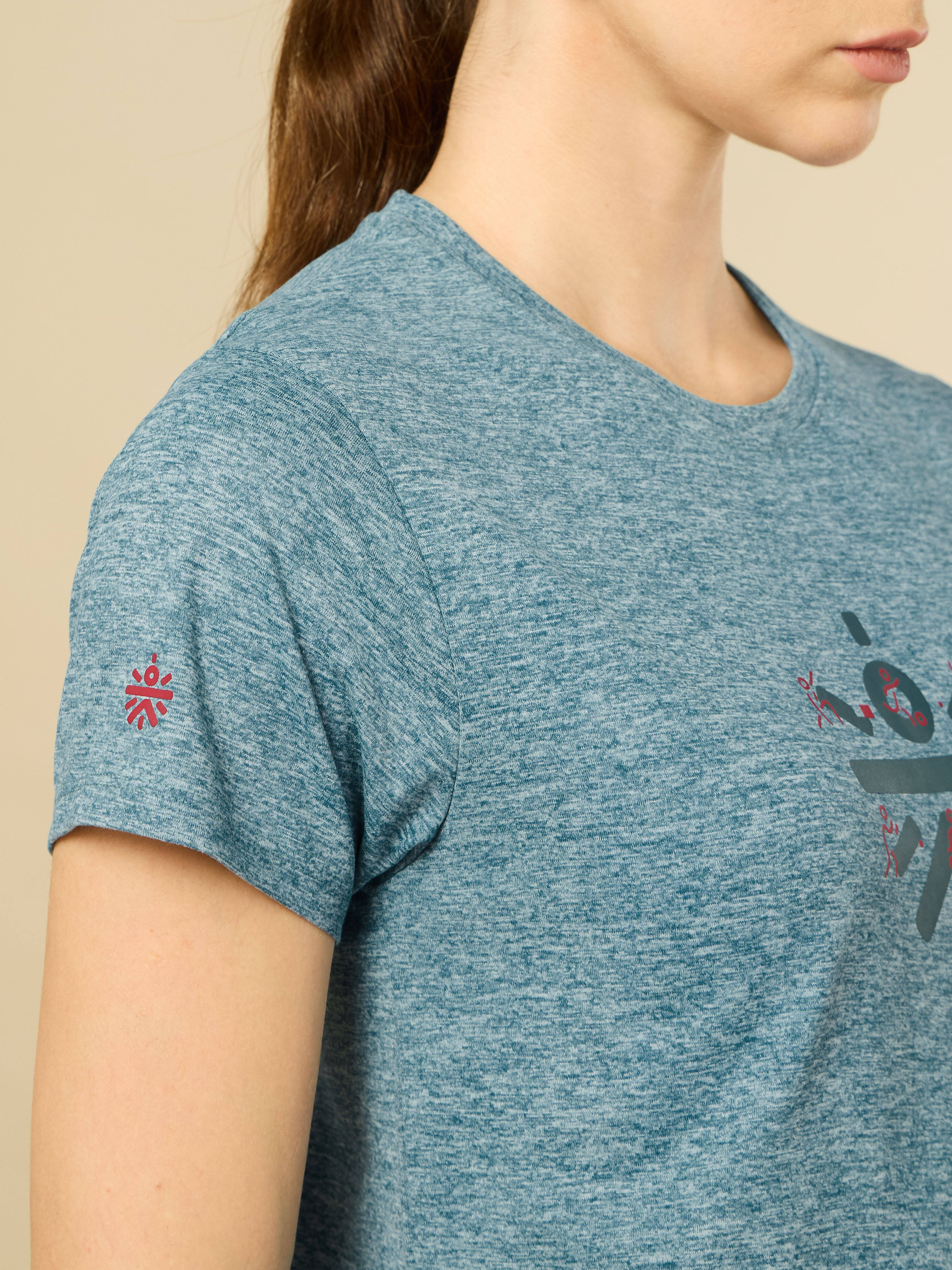 Brand logo Blue T-shirt