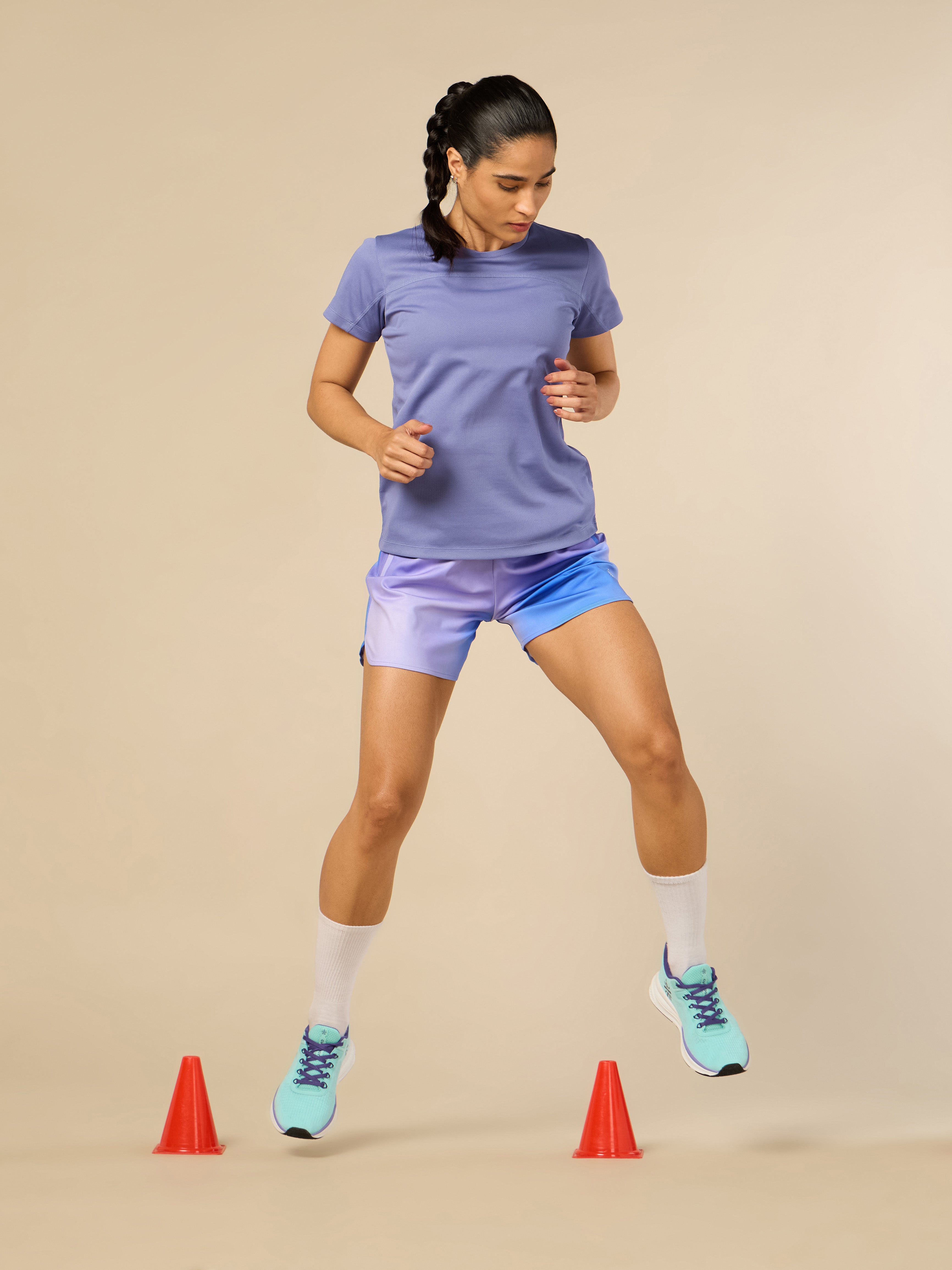 Women's HIIT Purple Performance T-shirt