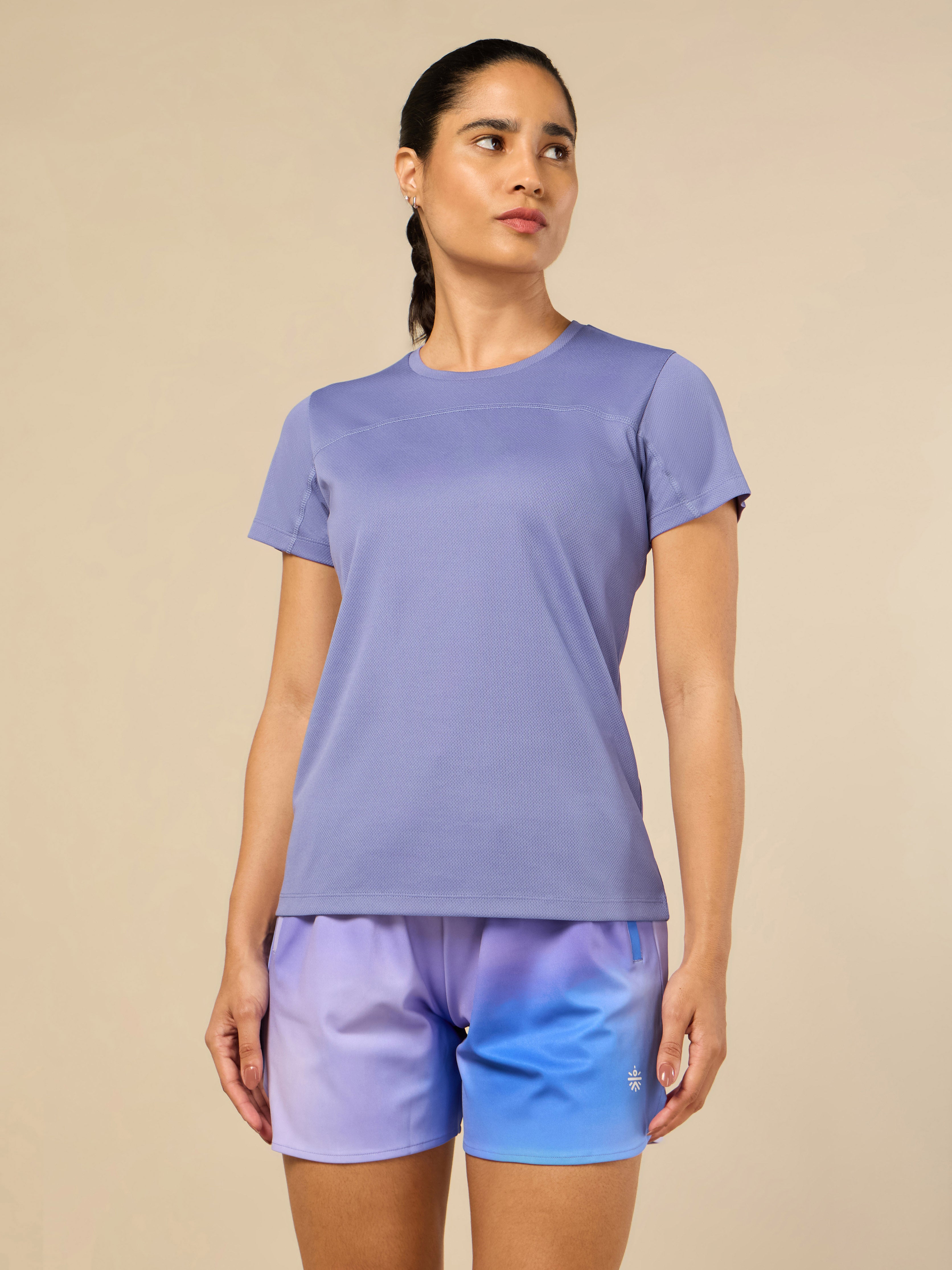 Women's HIIT Purple Performance T-shirt