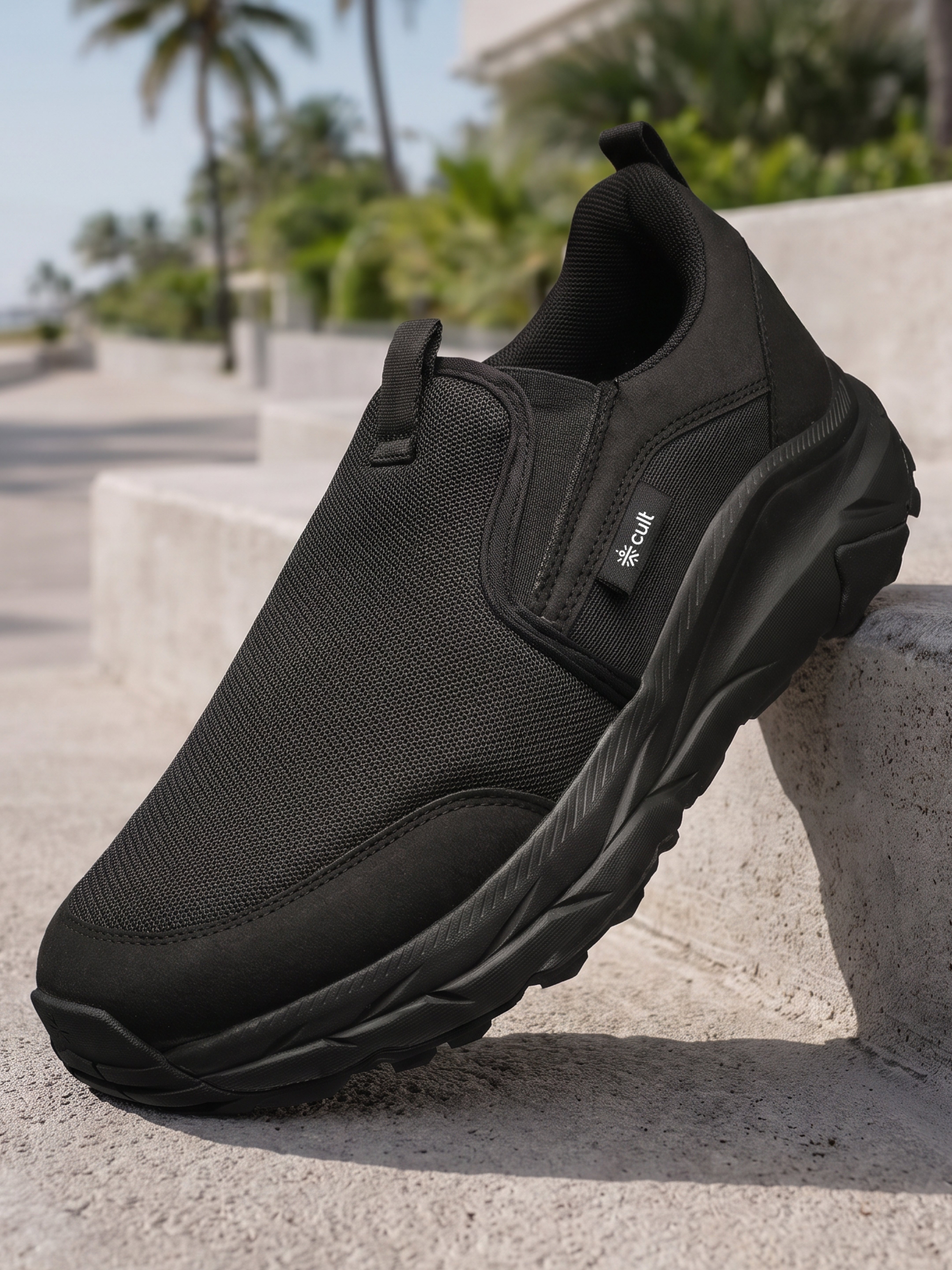 cult Men's Catalyst Slip-On Walking Shoes - Black