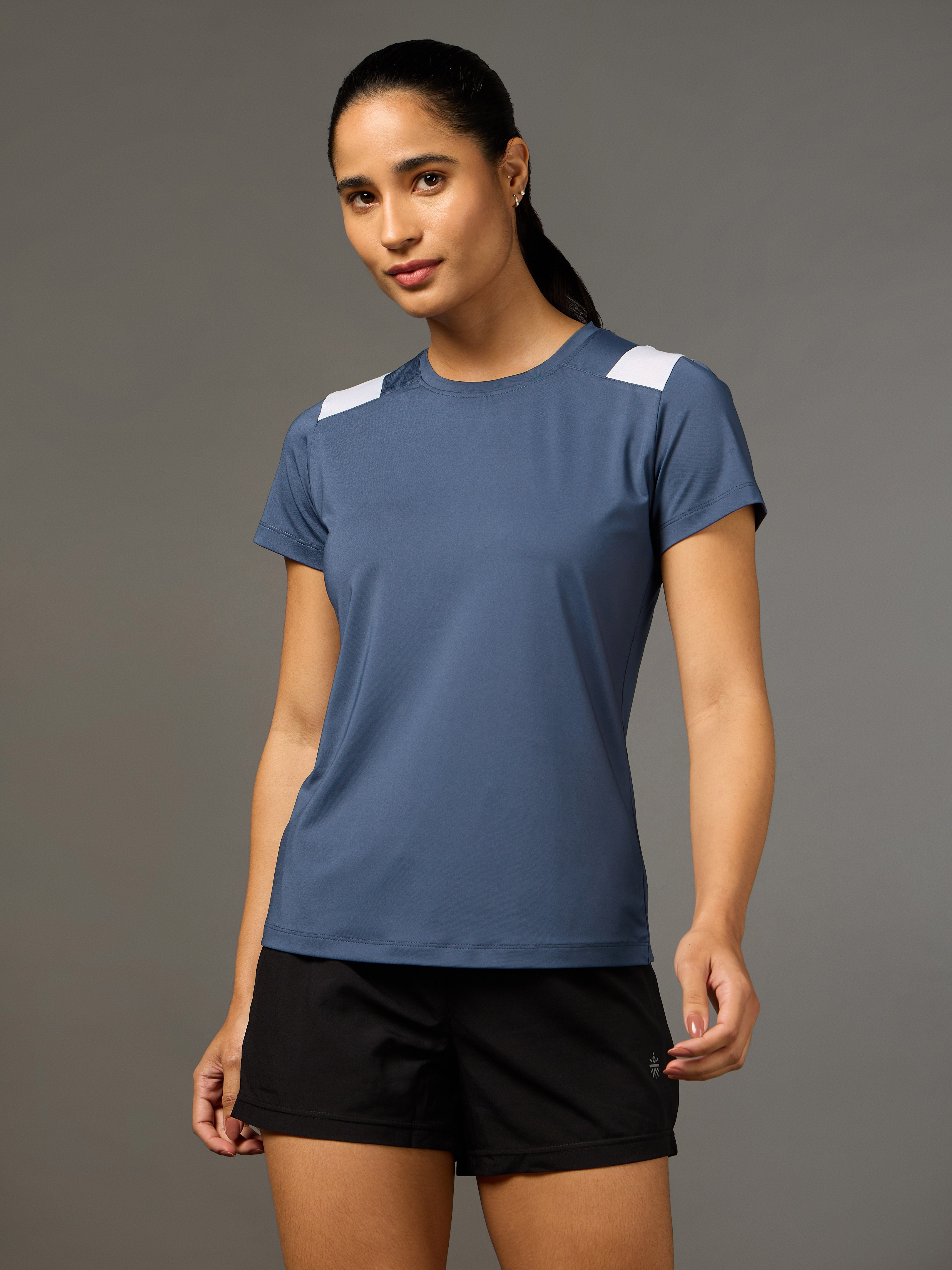 Women's Purple Performance Raglan T-shirt