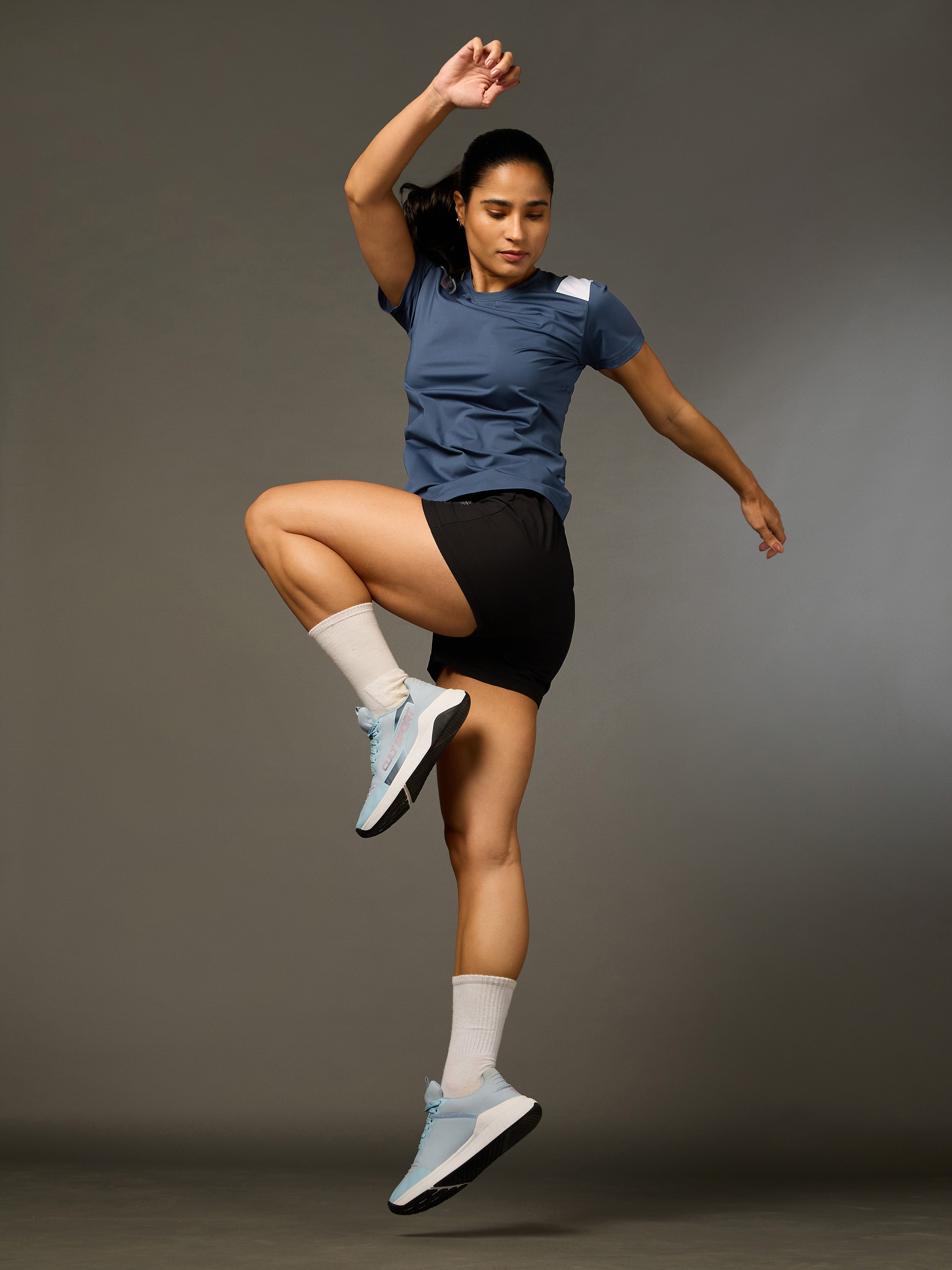 Women's Purple Performance Raglan T-shirt