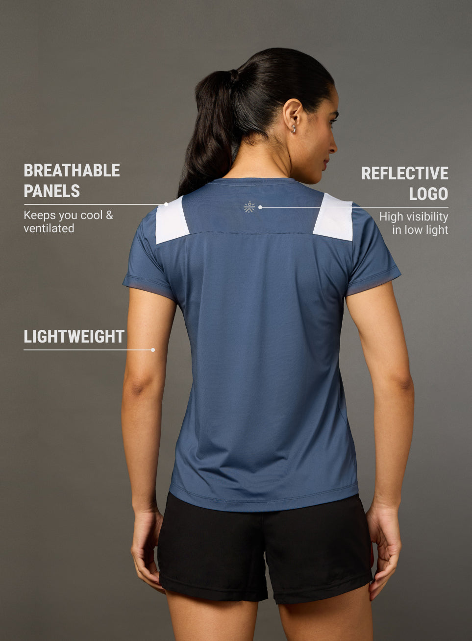 Women's Purple Performance Raglan T-shirt