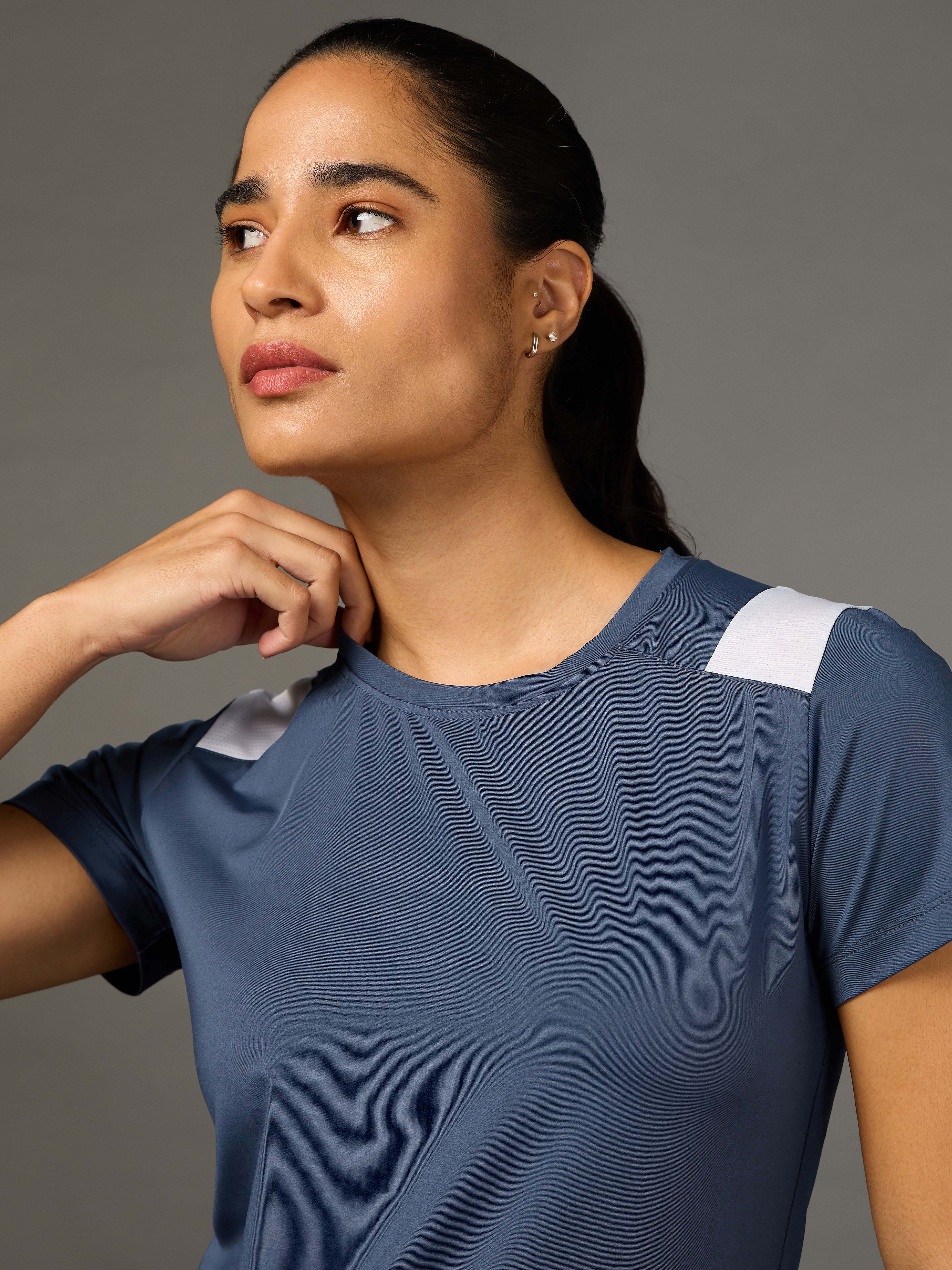 Women's Purple Performance Raglan T-shirt