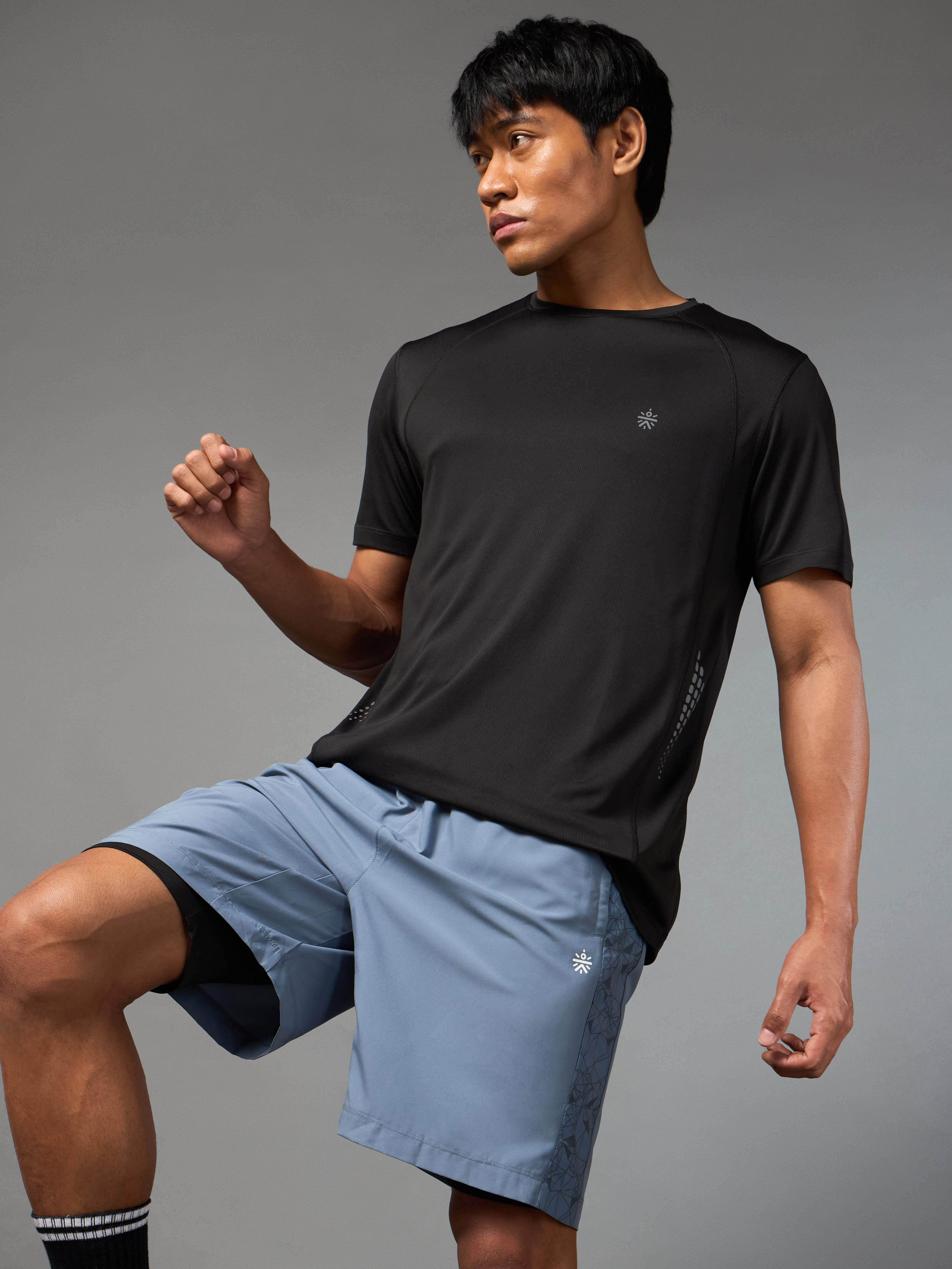 Men's Black Run Elevate T-shirt