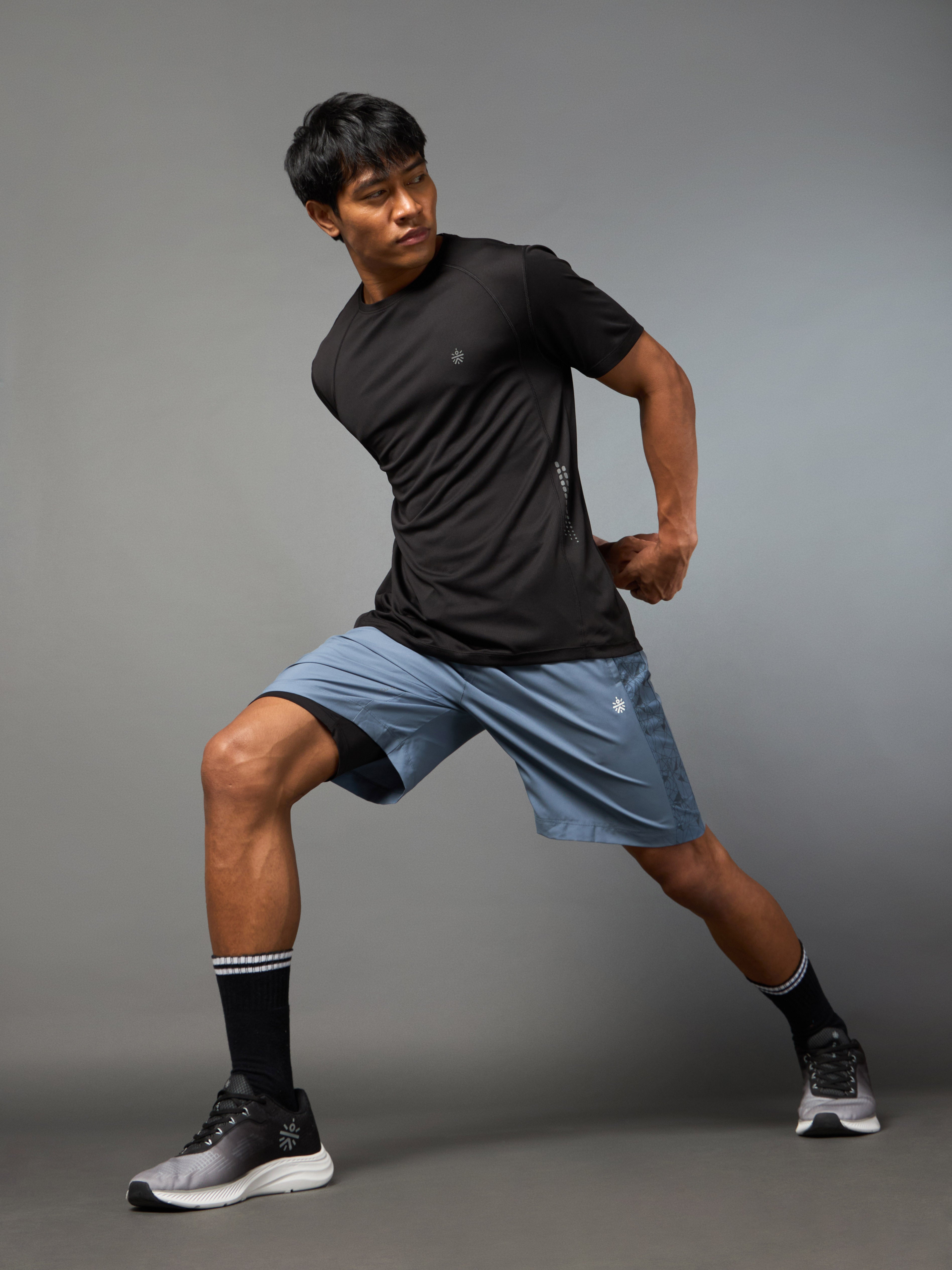 Men's Black Run Elevate T-shirt