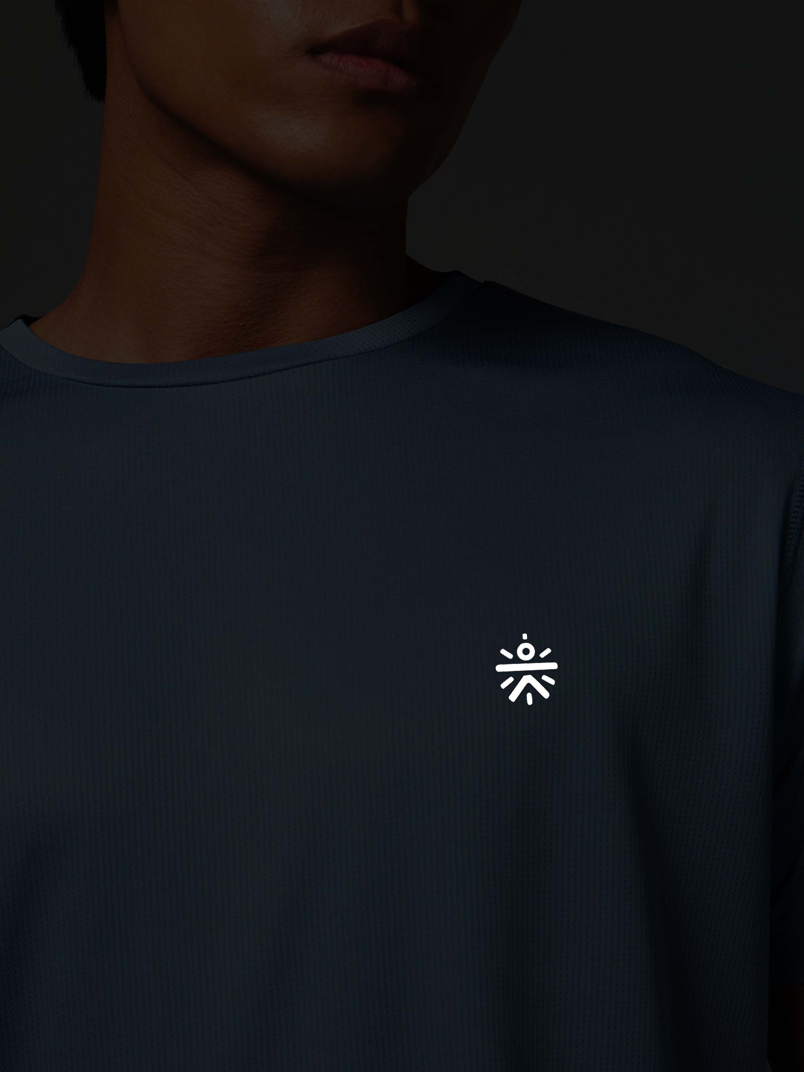 Men's Sky Blue Run Elevate T-shirt