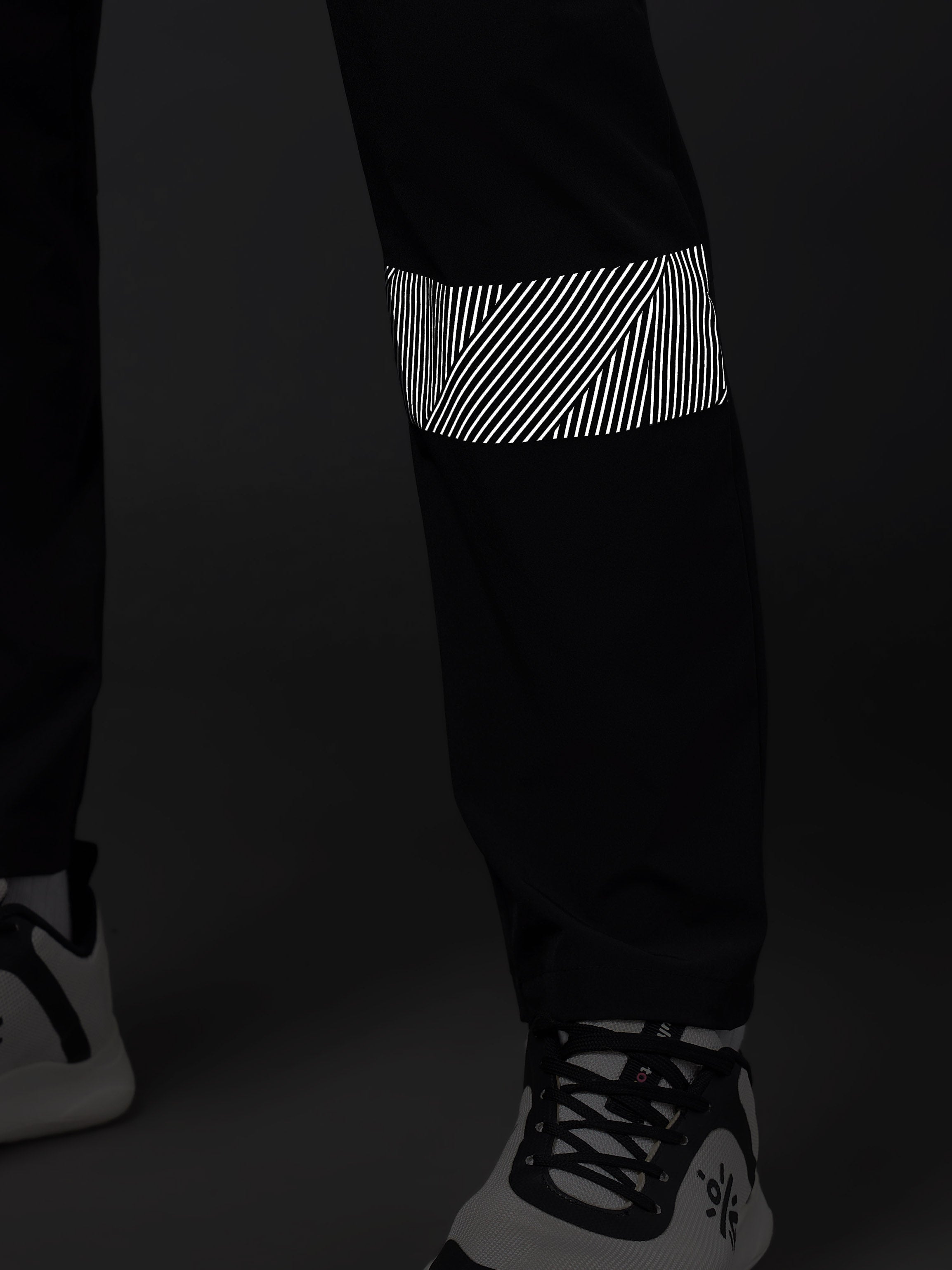 Men's Night Jogger Black Performance Trackpants