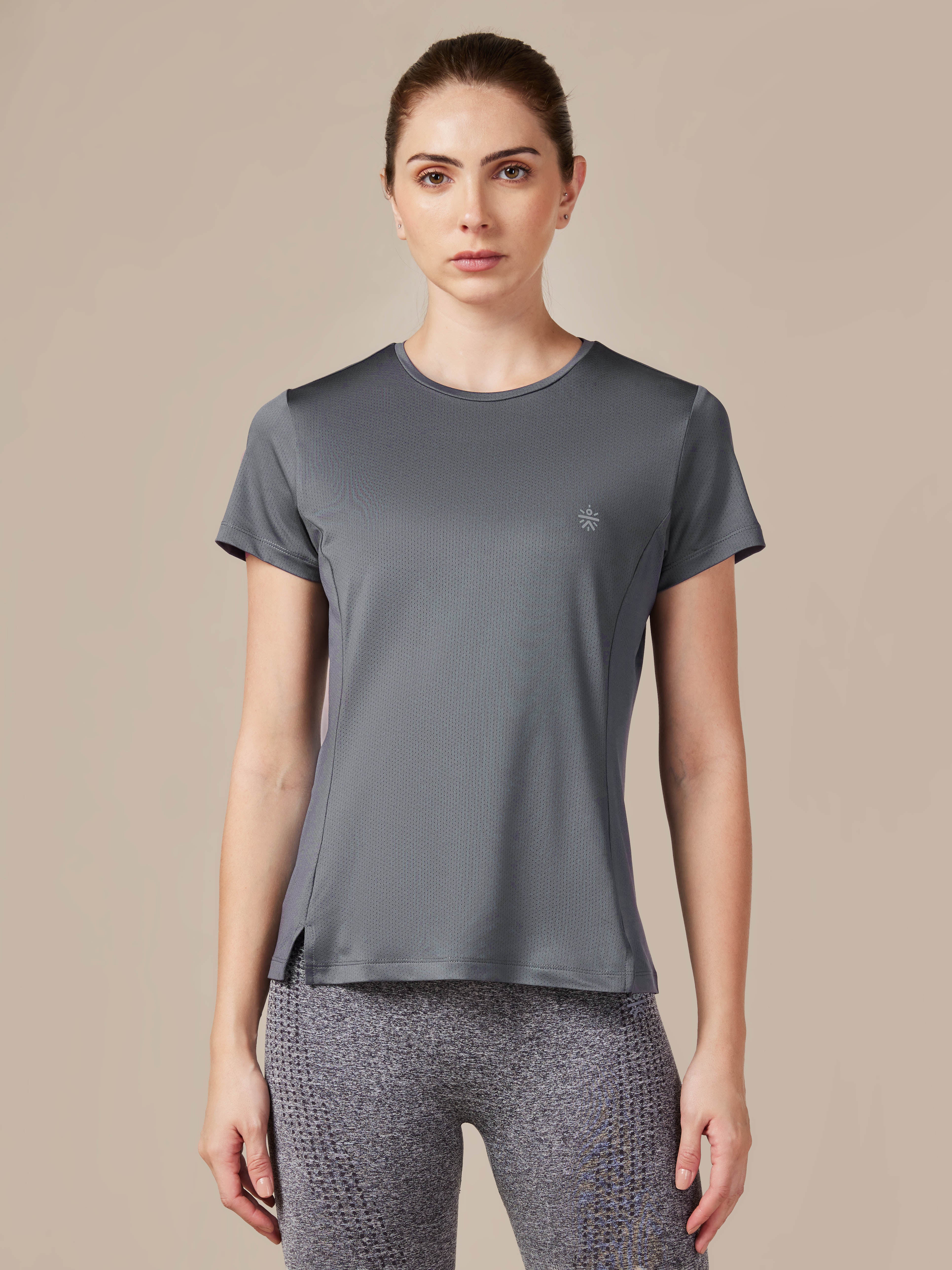 Women's Grey Move Forward Running T-shirt