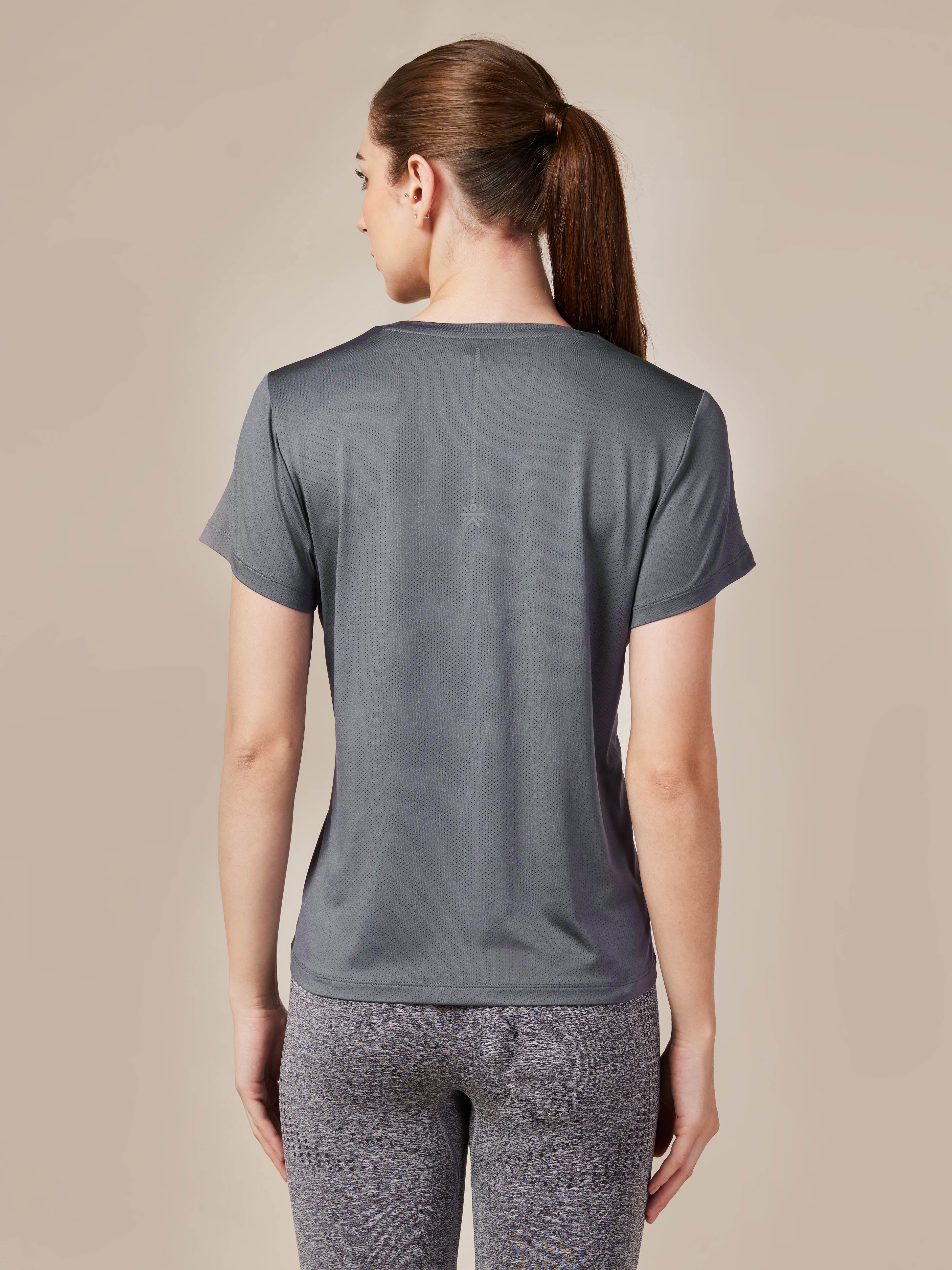 Women's Grey Move Forward Running T-shirt