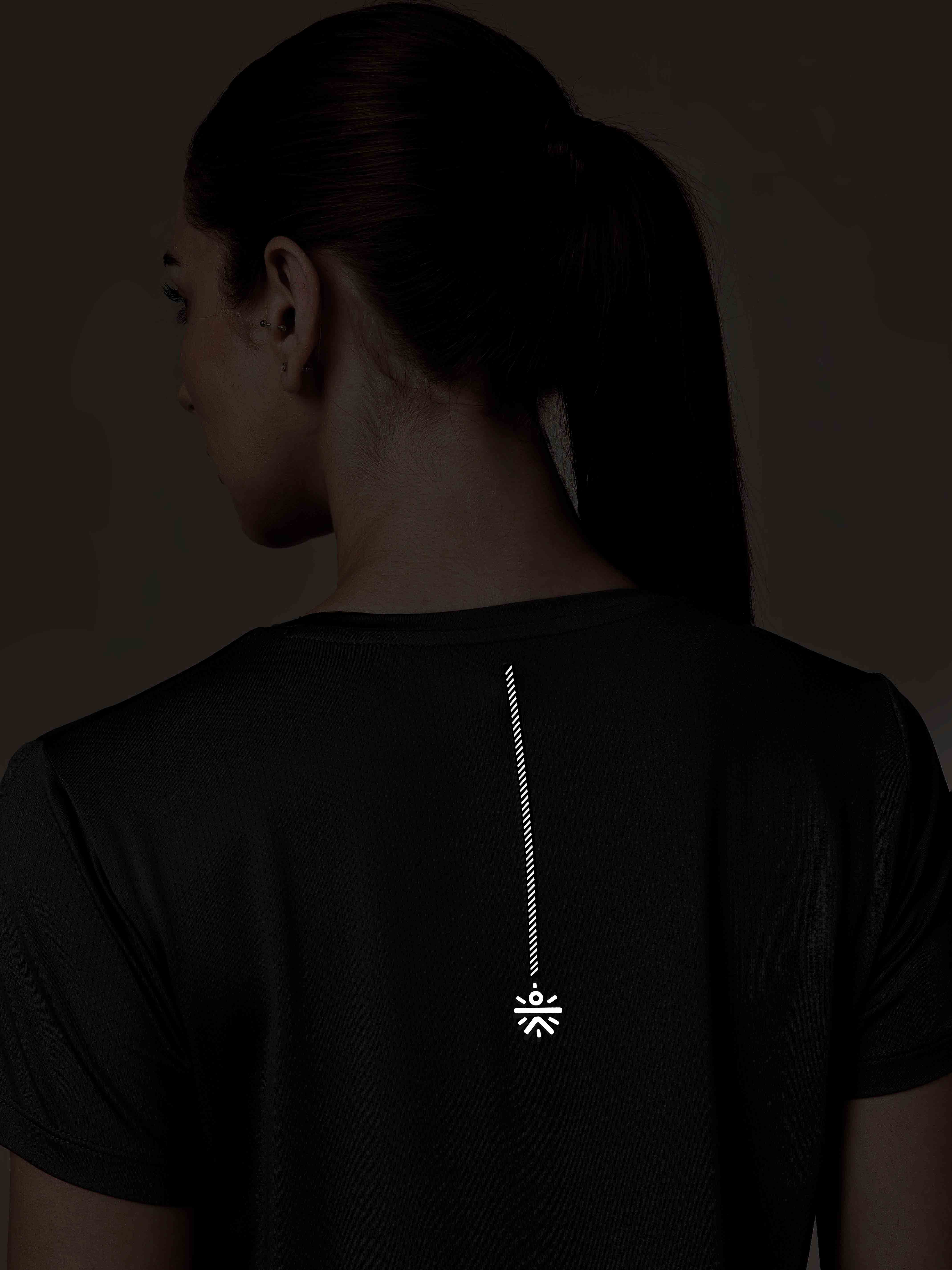 Women's Grey Move Forward Running T-shirt