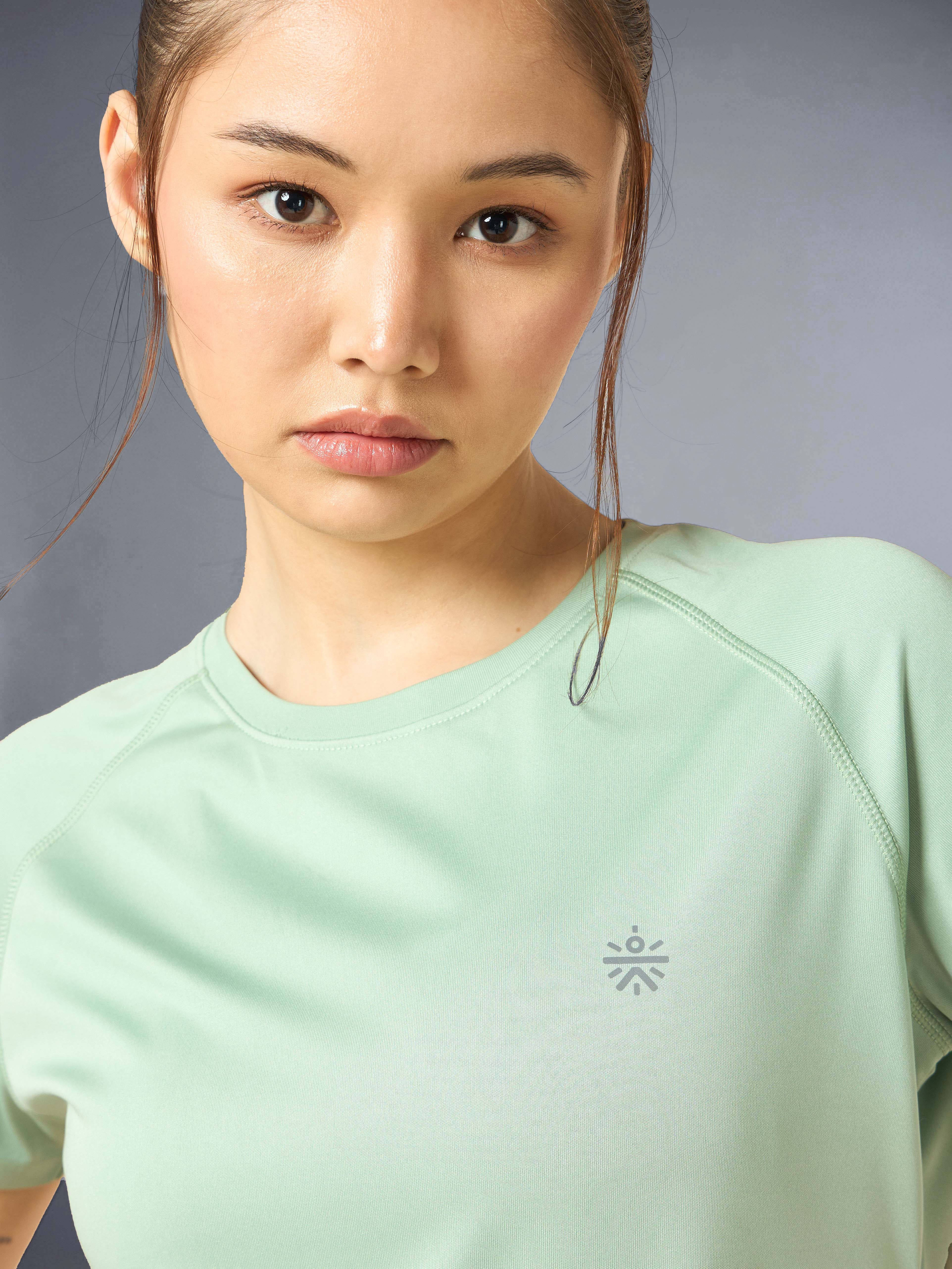 Women's Run Hype Green T-shirt