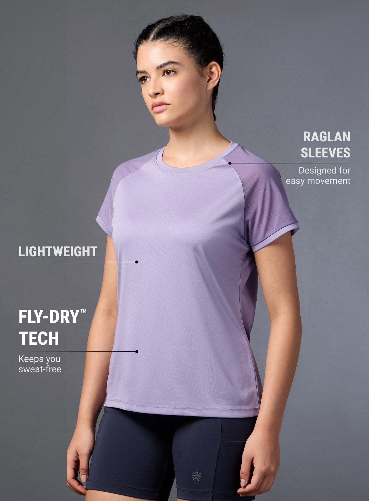 Women's Run Day Challenge Purple T-shirt