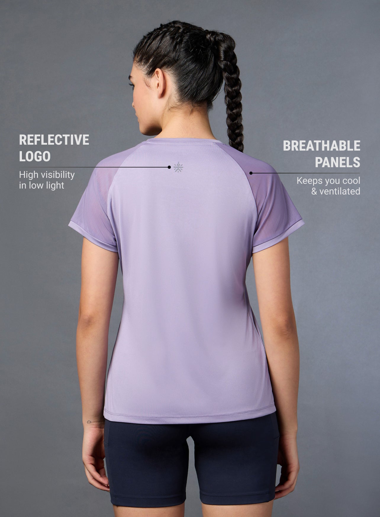 Women's Run Day Challenge Purple T-shirt