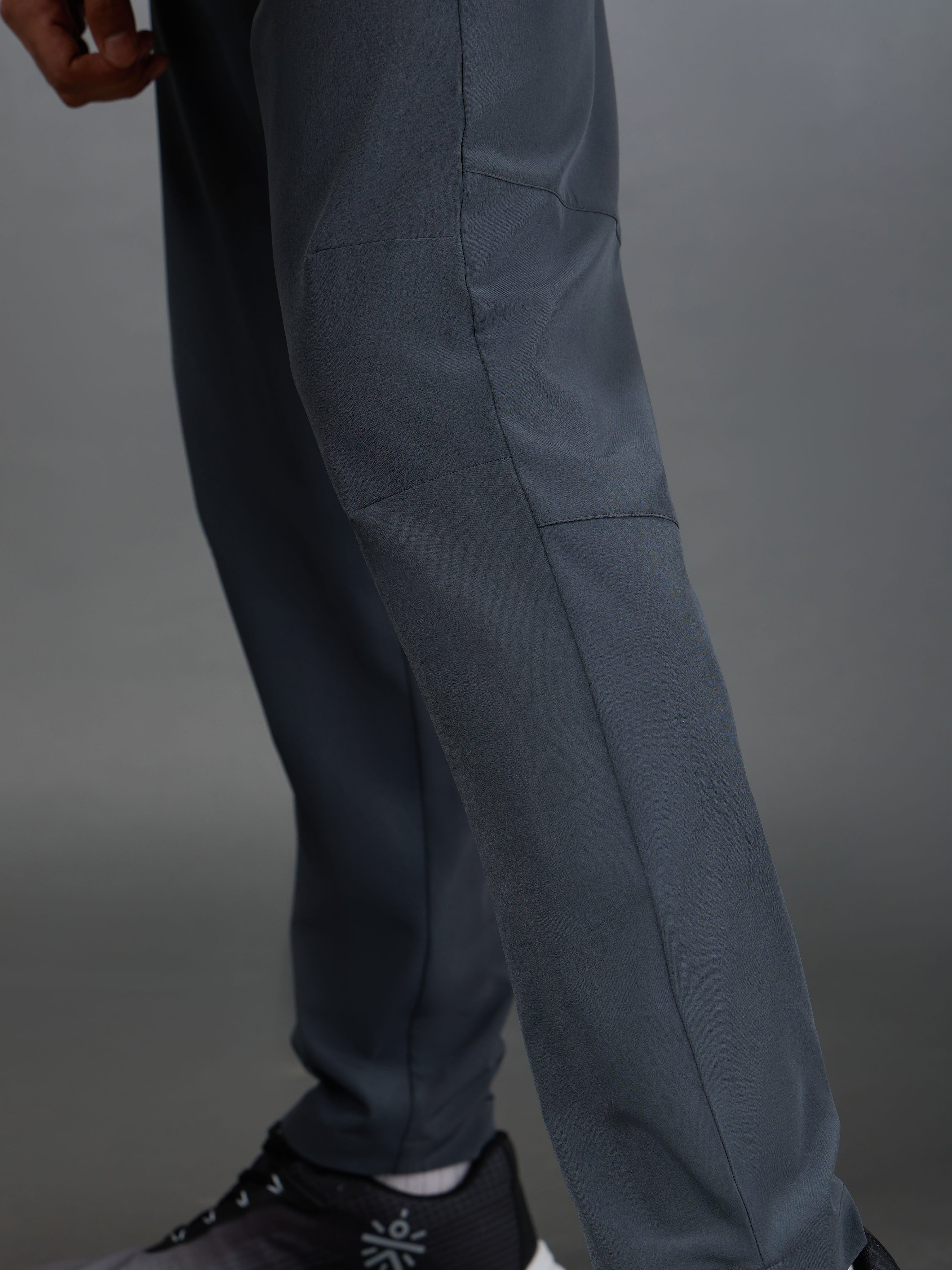 Men's Terrain Run Grey Trackpants