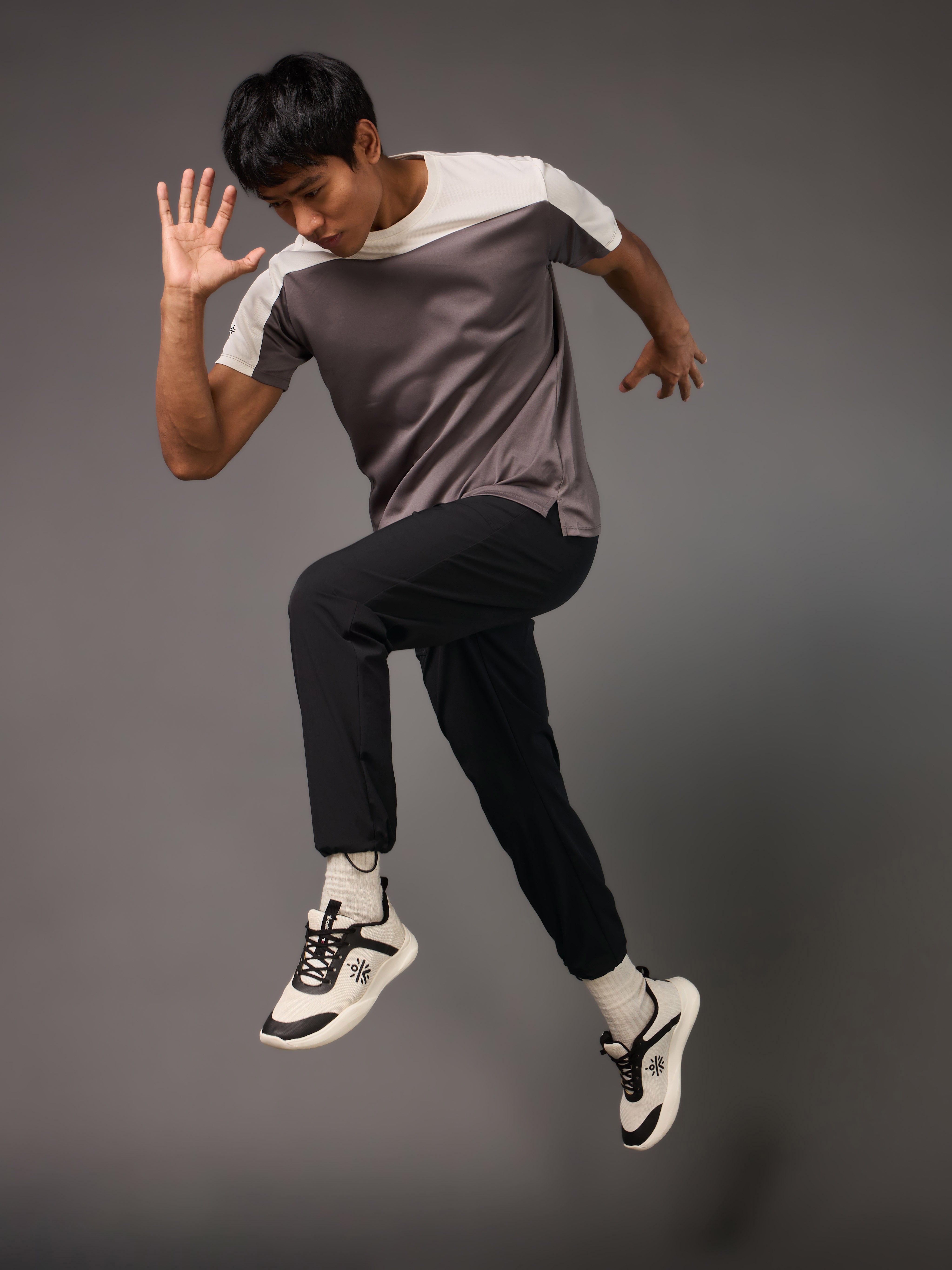 Men's Shape Shifter Everyday Black Trackpant