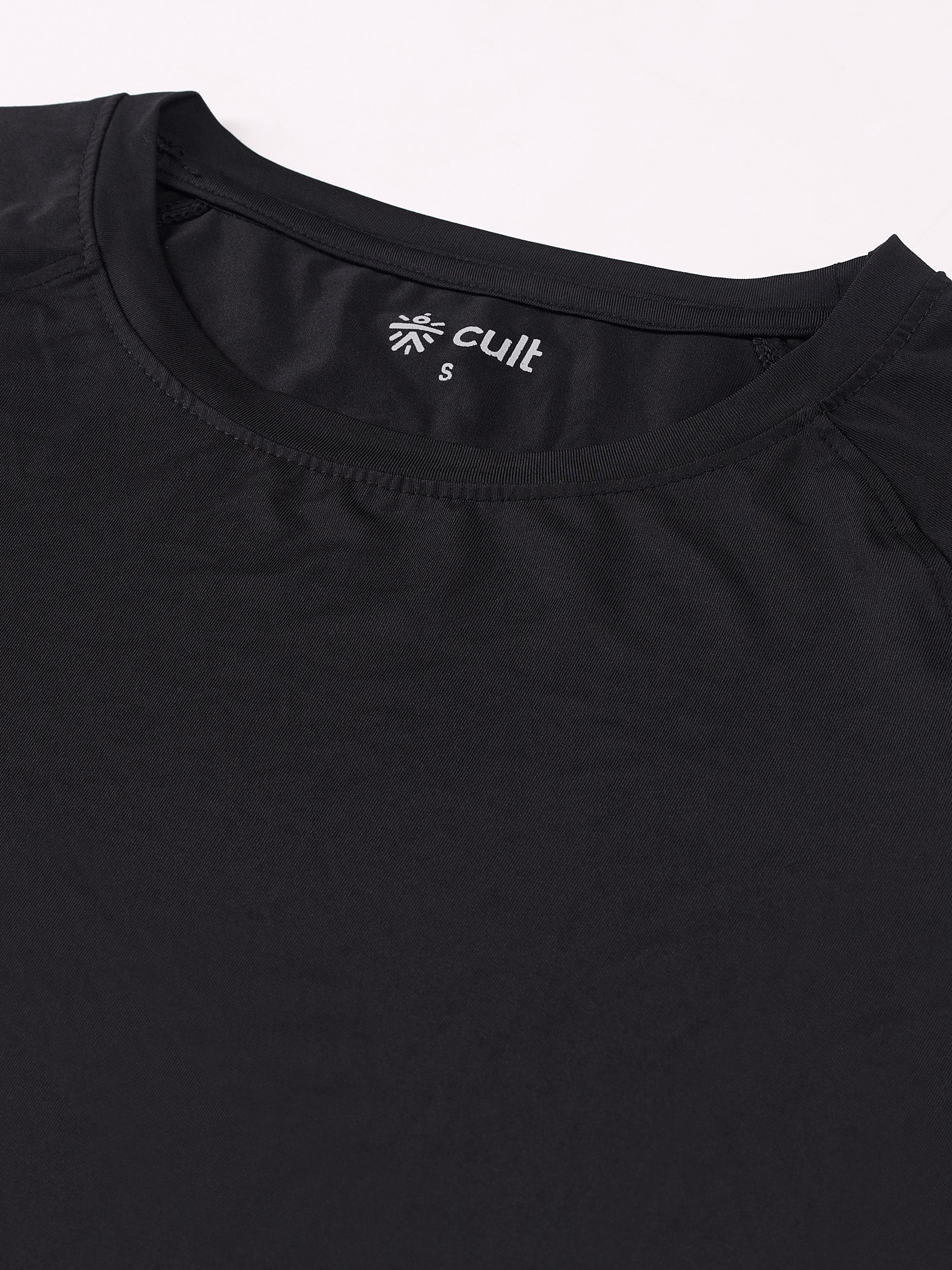 Women's Black Pace up Running Top
