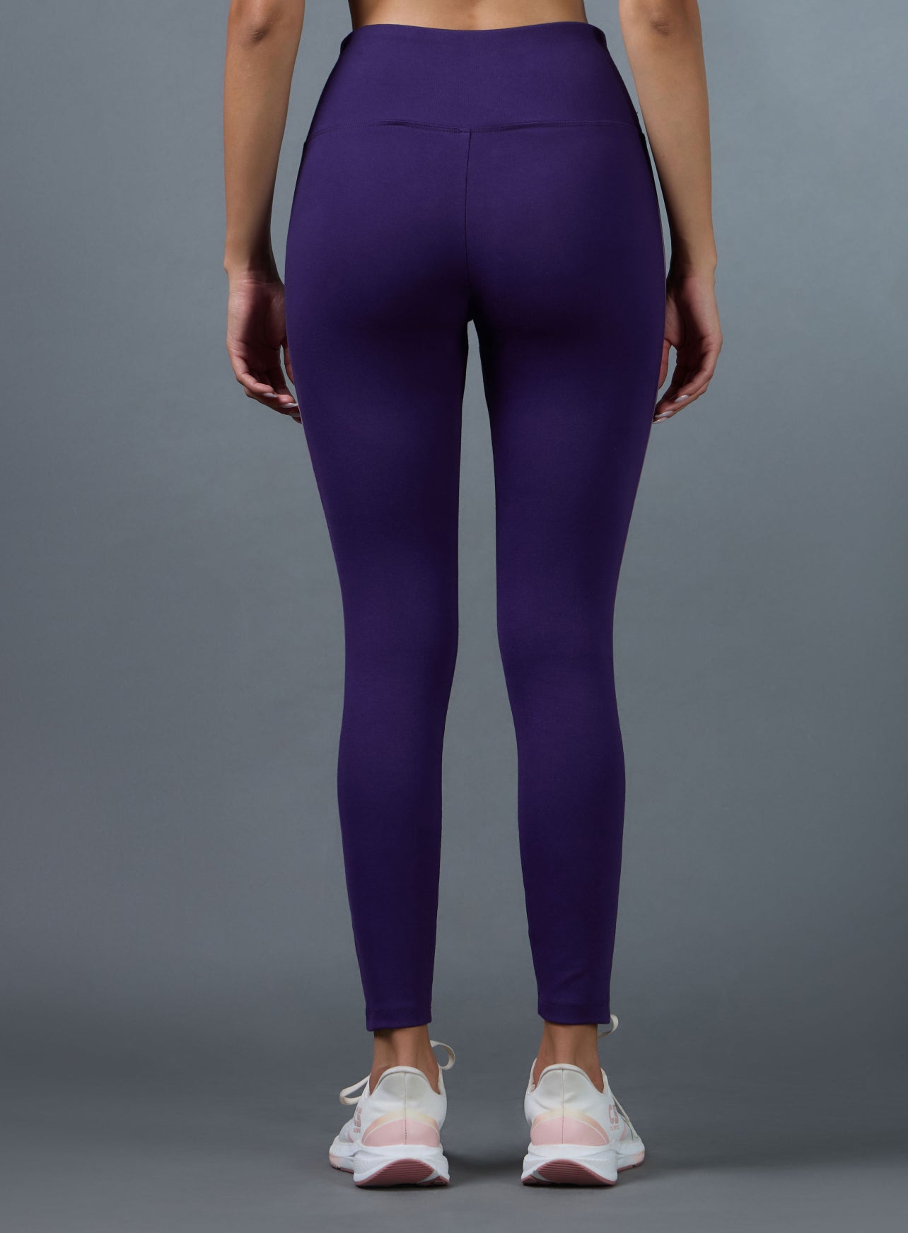 Women's Performance Cotton Purple Tights