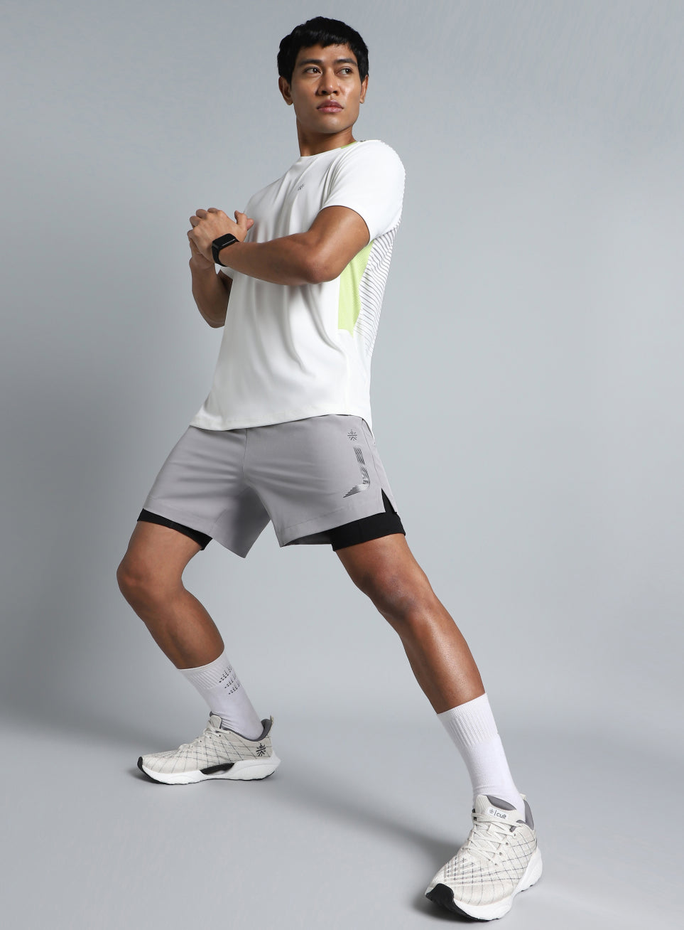 Men's 360 Degree Grey Performance Shorts