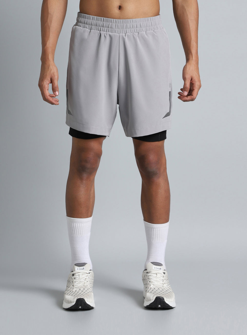 Men's 360 Degree Grey Performance Shorts