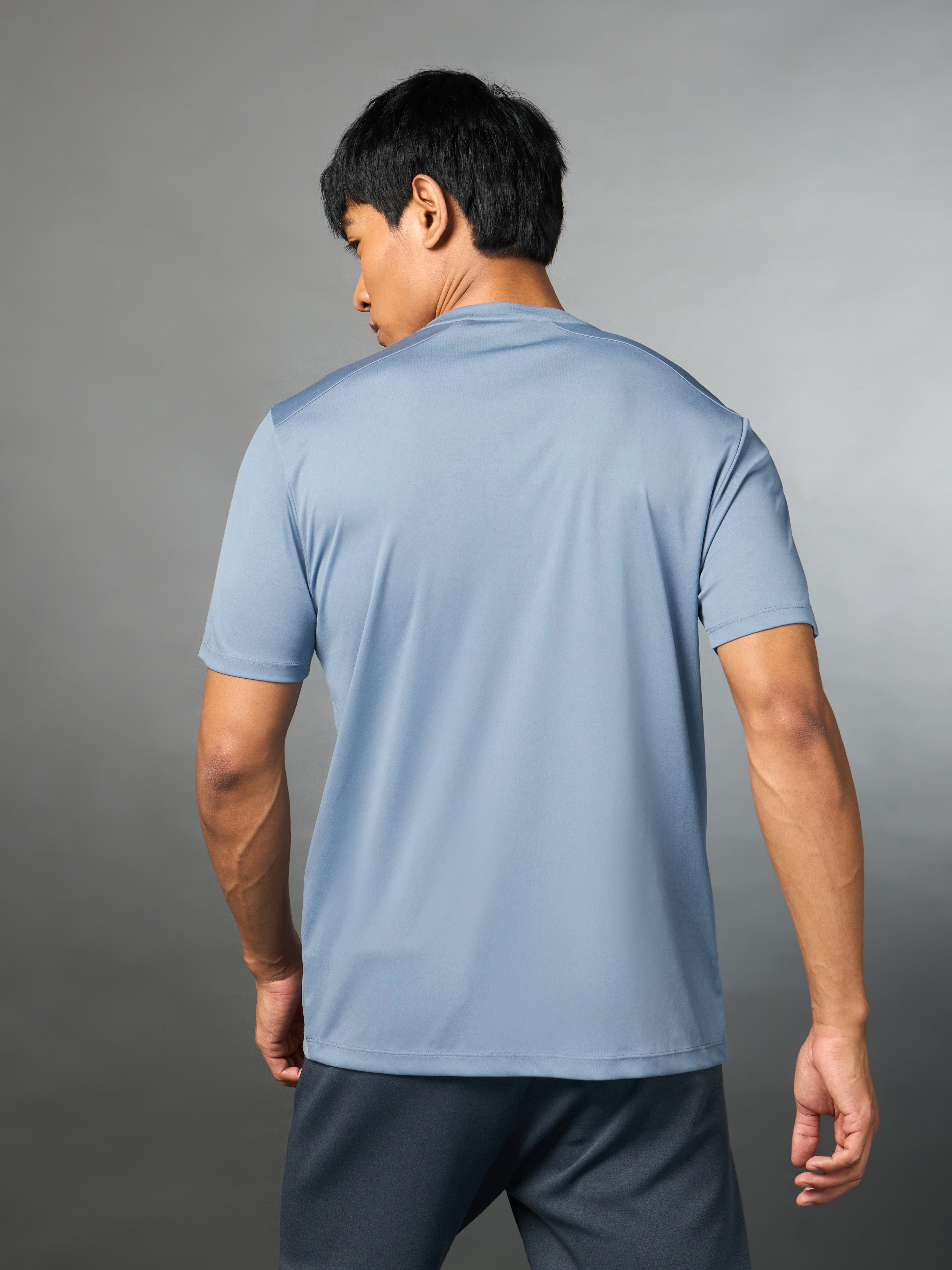 Men's All Terrain Blue Running T-shirt