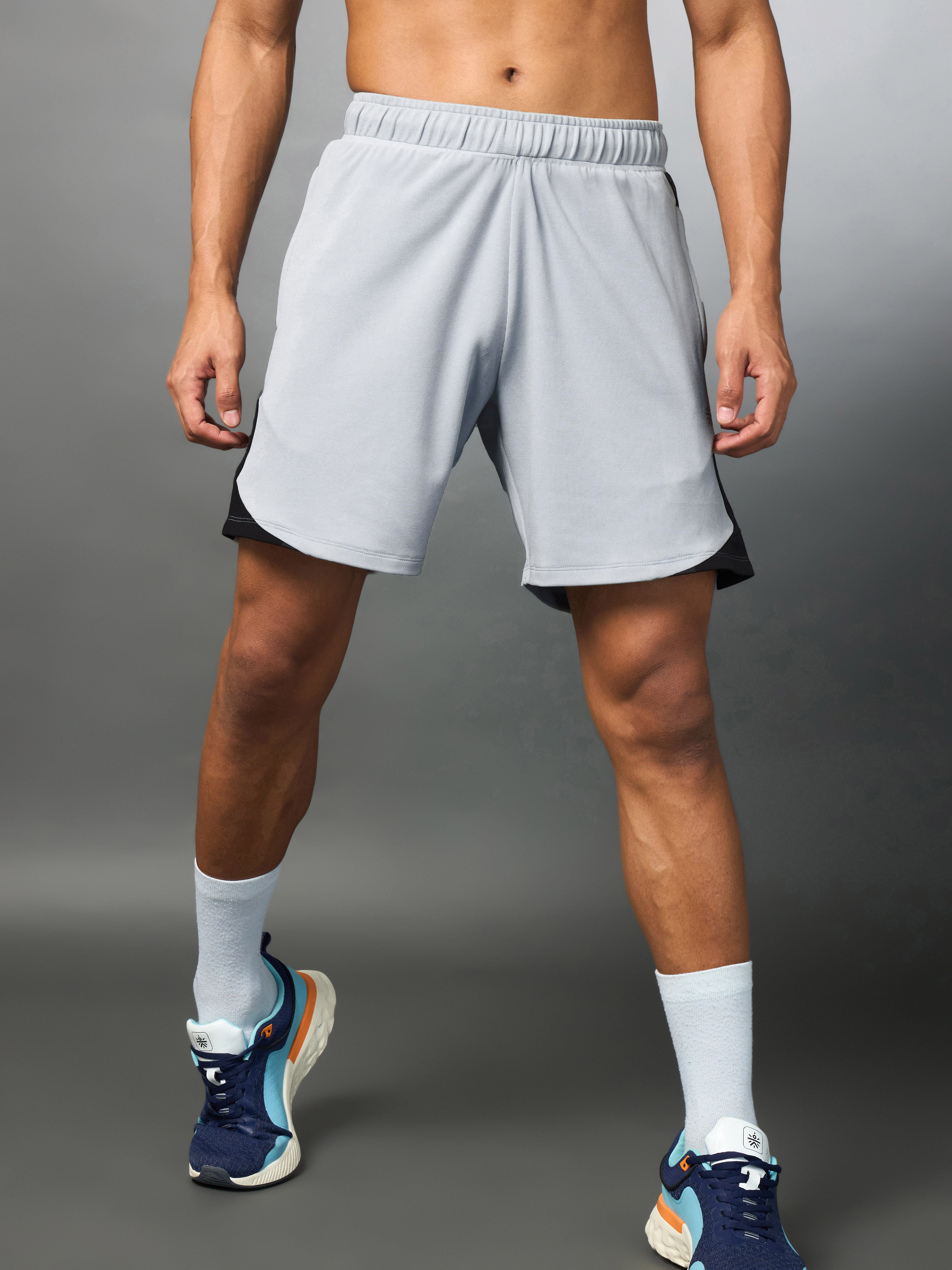 Men's Pace Up Lt. Grey Running Shorts